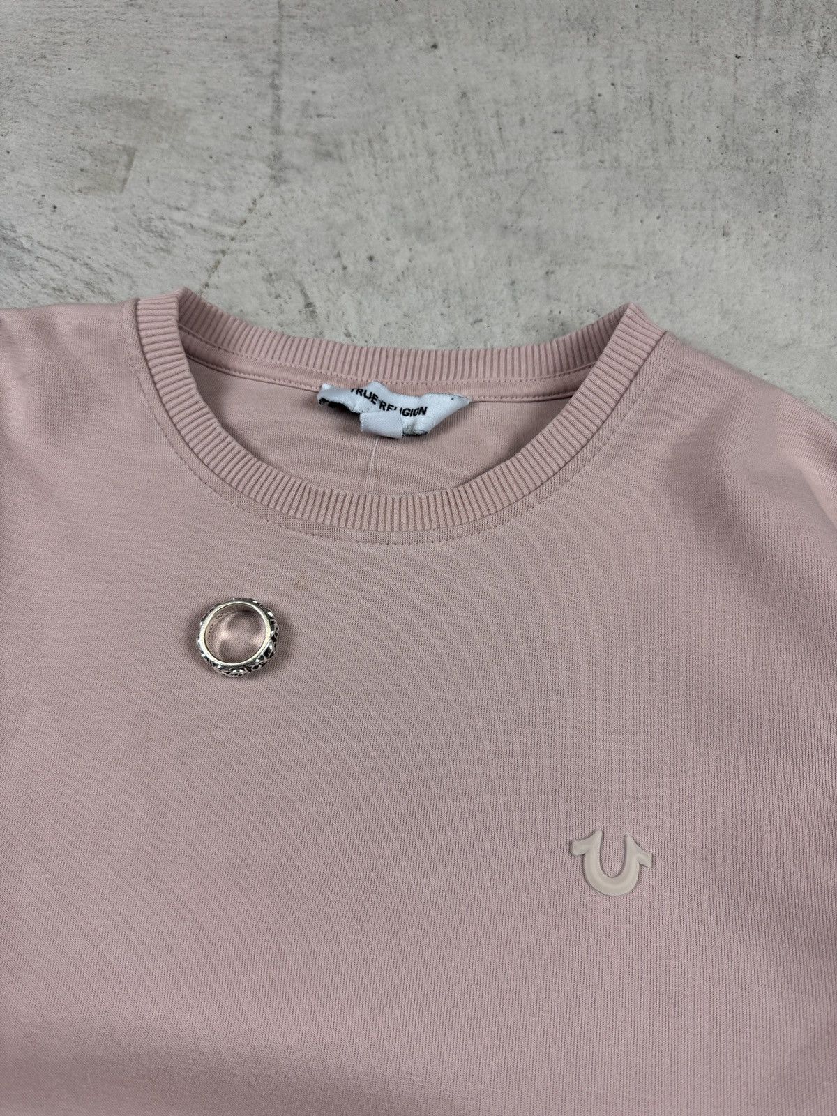 True Religion True Religion Womens Pink Crewneck Size S / US 4 / IT 40 - 3 Thumbnail