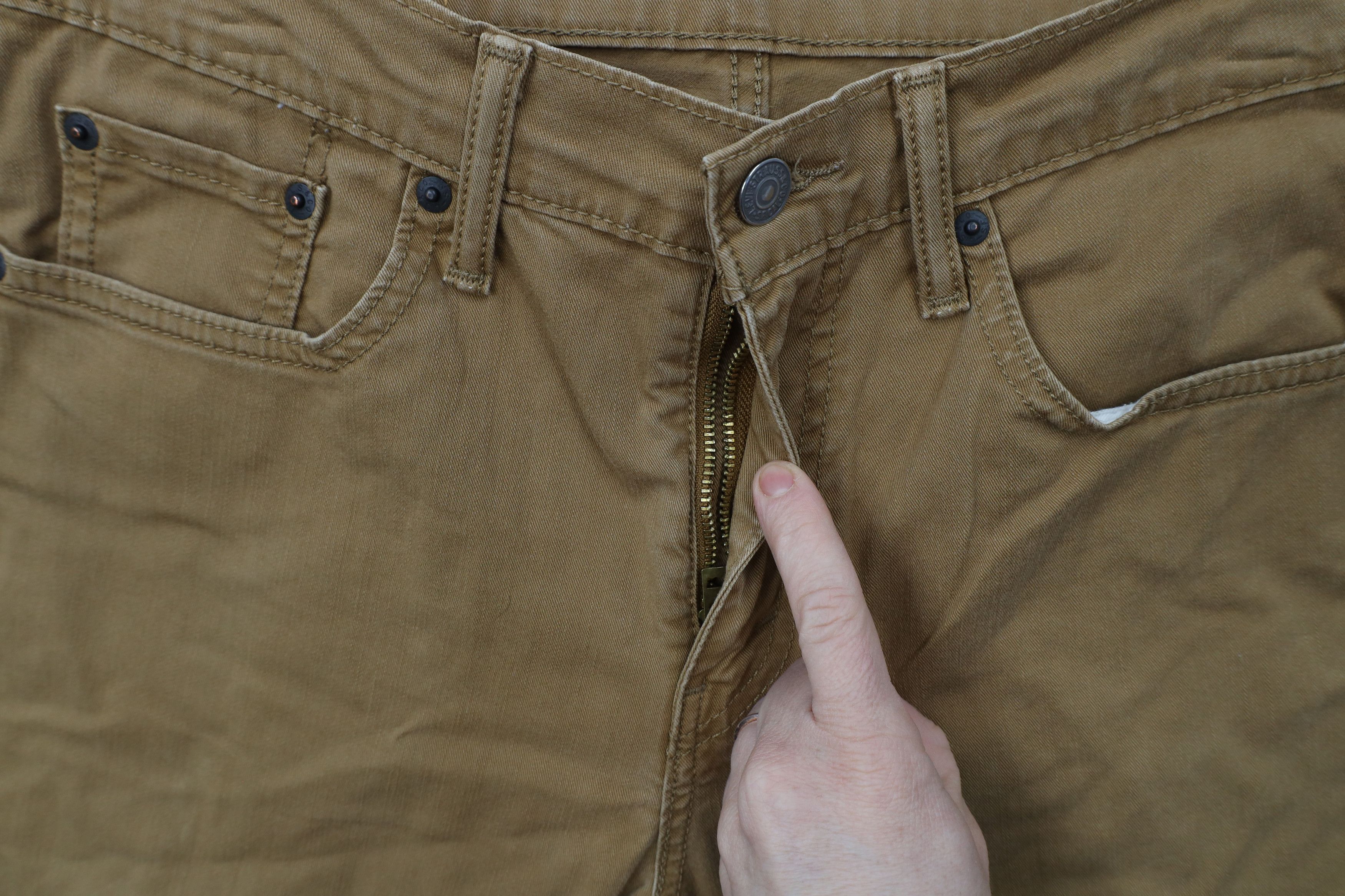 Levi's × Vintage Vintage Y2K Levis 502 Slim Fit Tapered Leg Pants Brown Size US 30 / EU 46 - 5 Thumbnail