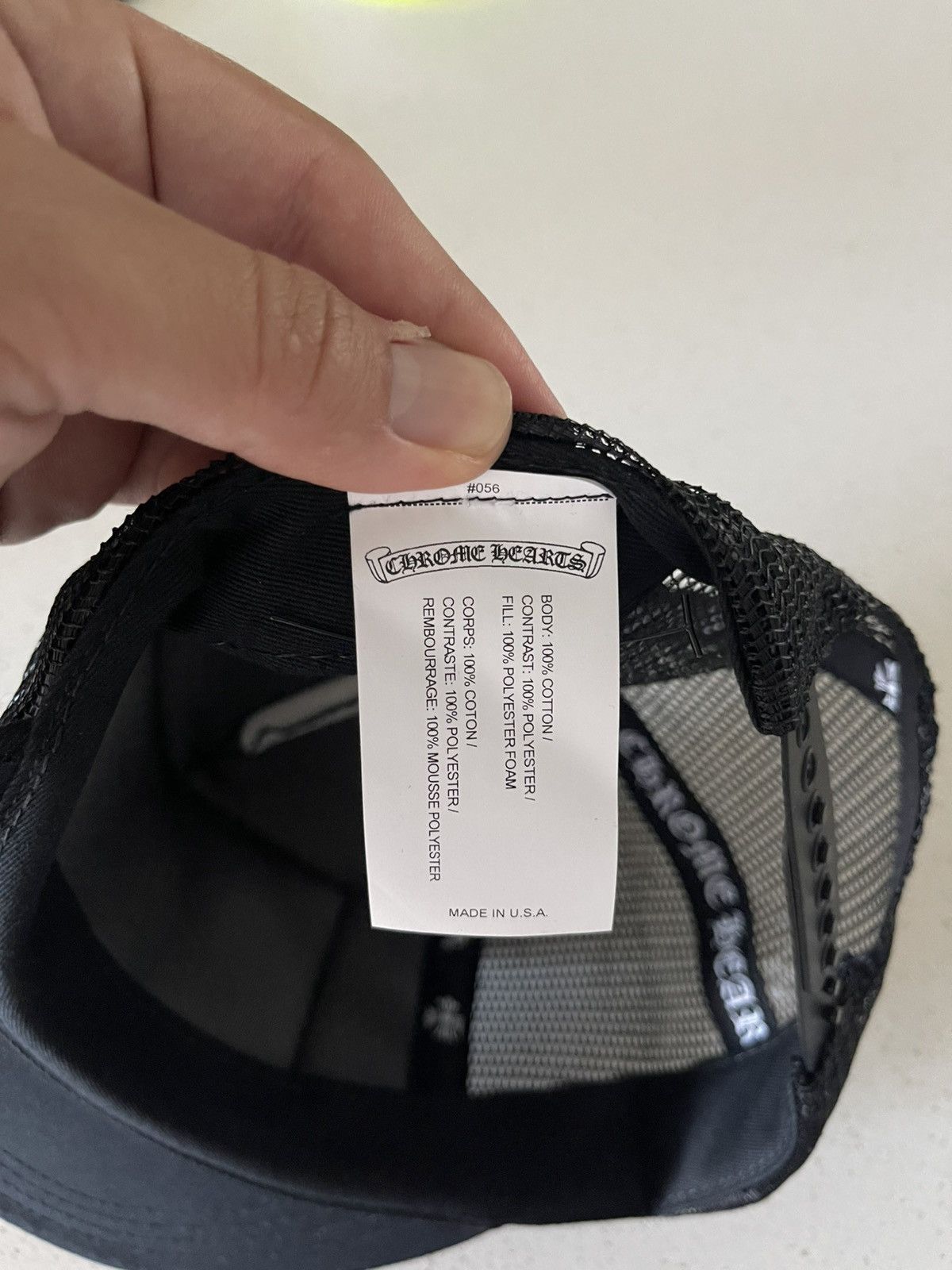 Chrome Hearts Chrome Hearts Las Vegas Black Trucker Size ONE SIZE - 4 Thumbnail