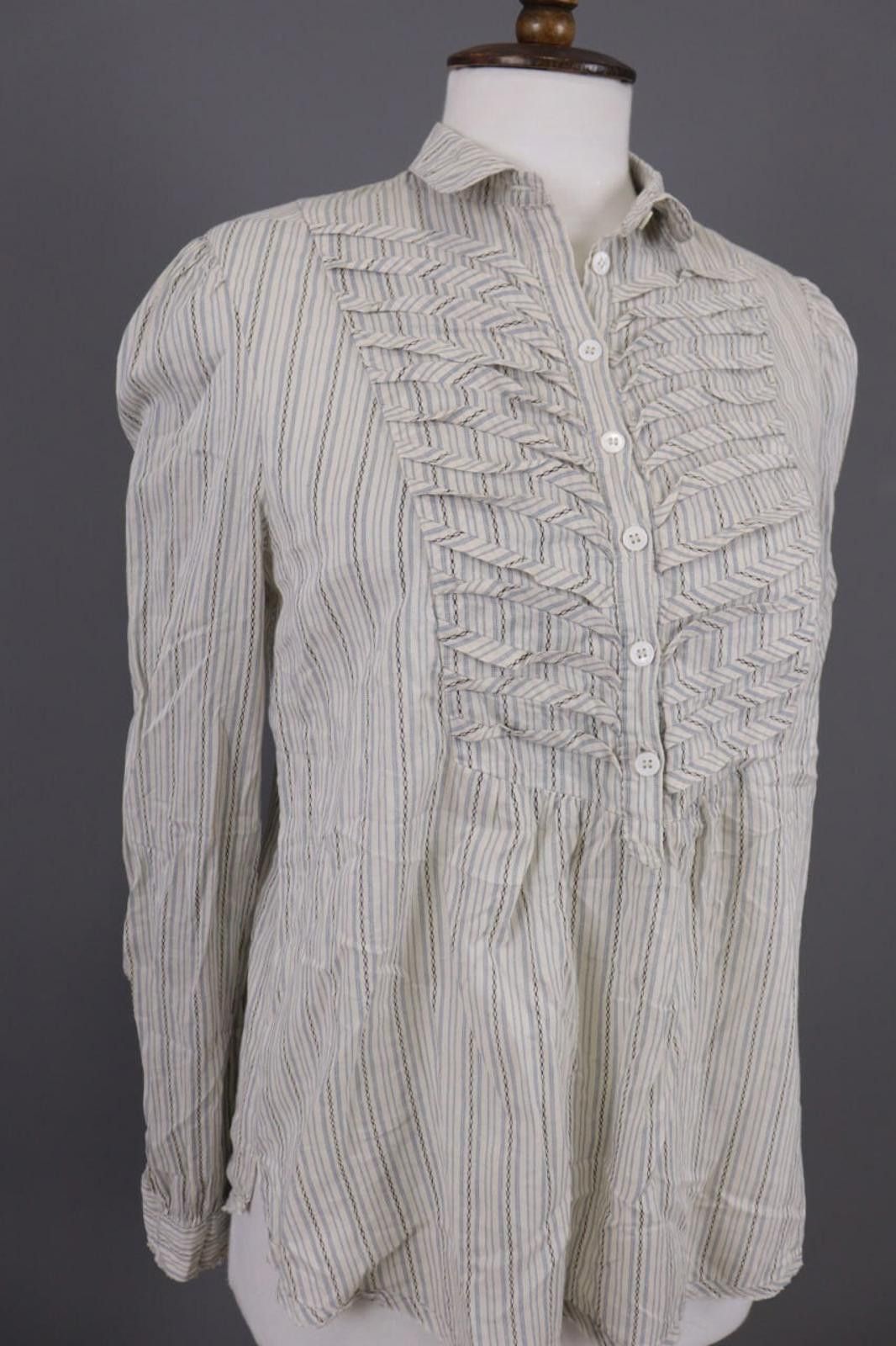 Zadig & Voltaire Zadig & Voltaire Toula Multicolor Striped Shirt Size XS Size XS / US 0-2 / IT 36-38 - 6 Thumbnail