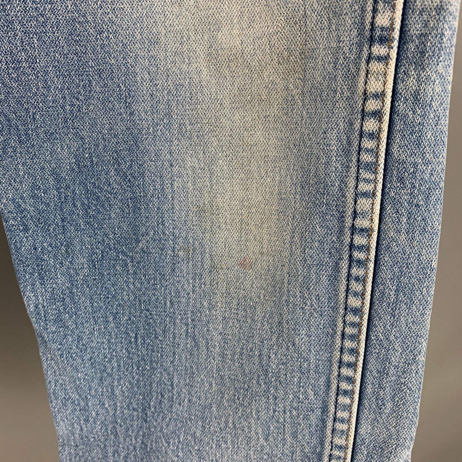 Wrangler WRANGLER Size 31 Blue Distressed Straight Zip Fly Jeans Size US 31 - 5 Thumbnail