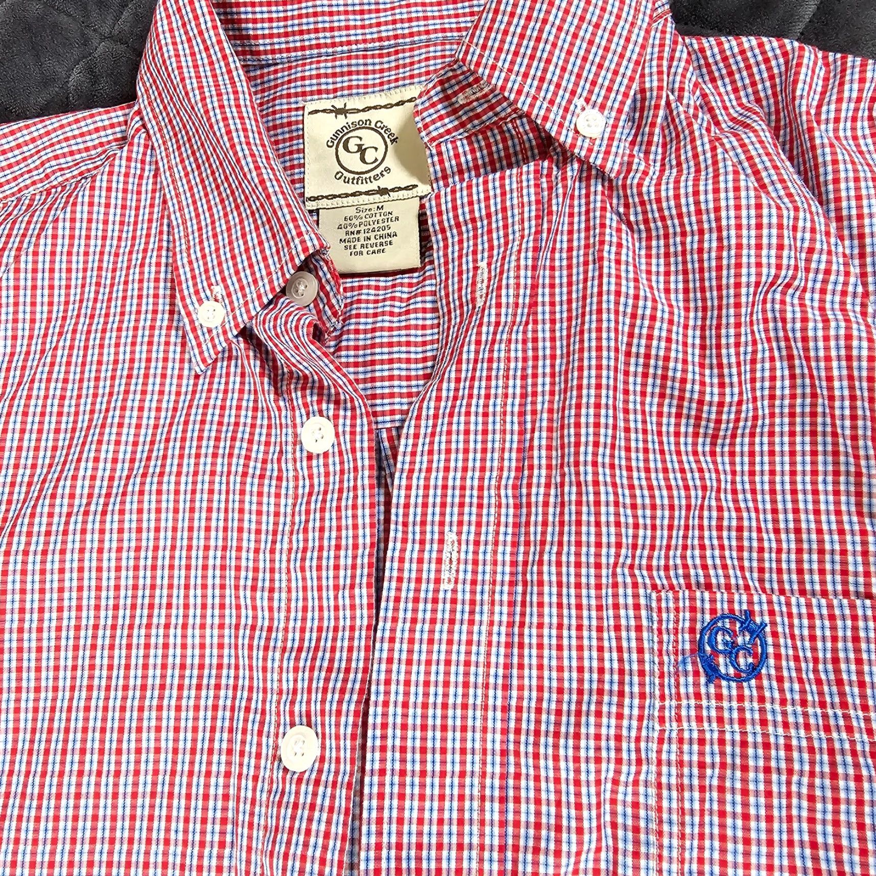 Vintage Gunnison Creek Outfitters Shirt Men's Medium Plaid Long Sleeve Button Up Casual Size US M / EU 48-50 / 2 - 4 Thumbnail