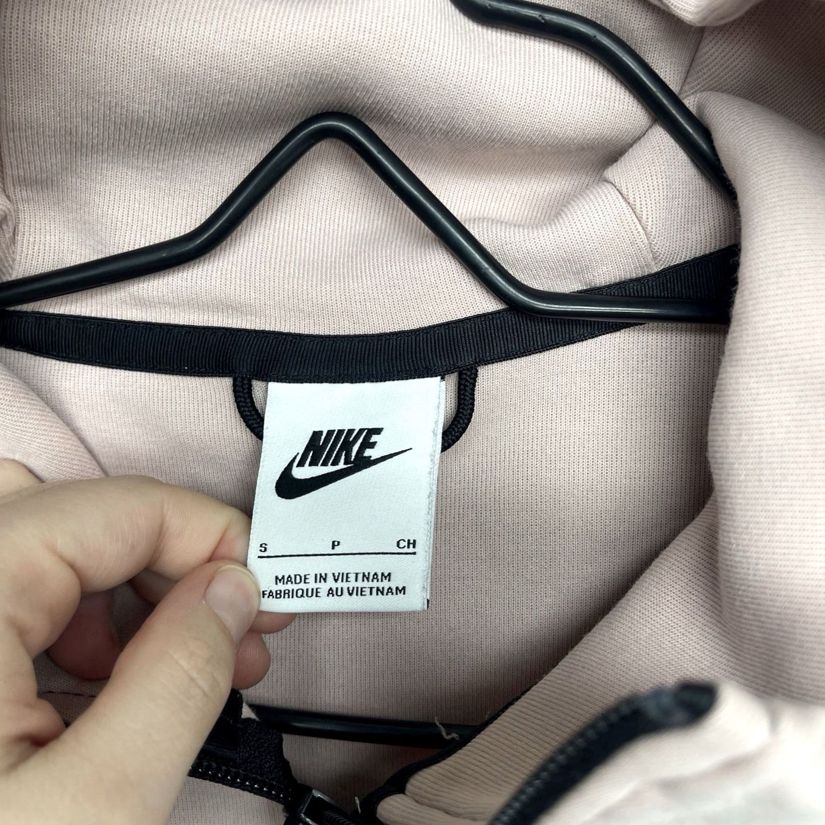 Nike Nike Tech Fleece Hoodie Womens S Pink/Mauve Zip Up Sweatshirt y2k Size S / US 4 / IT 40 - 4 Thumbnail