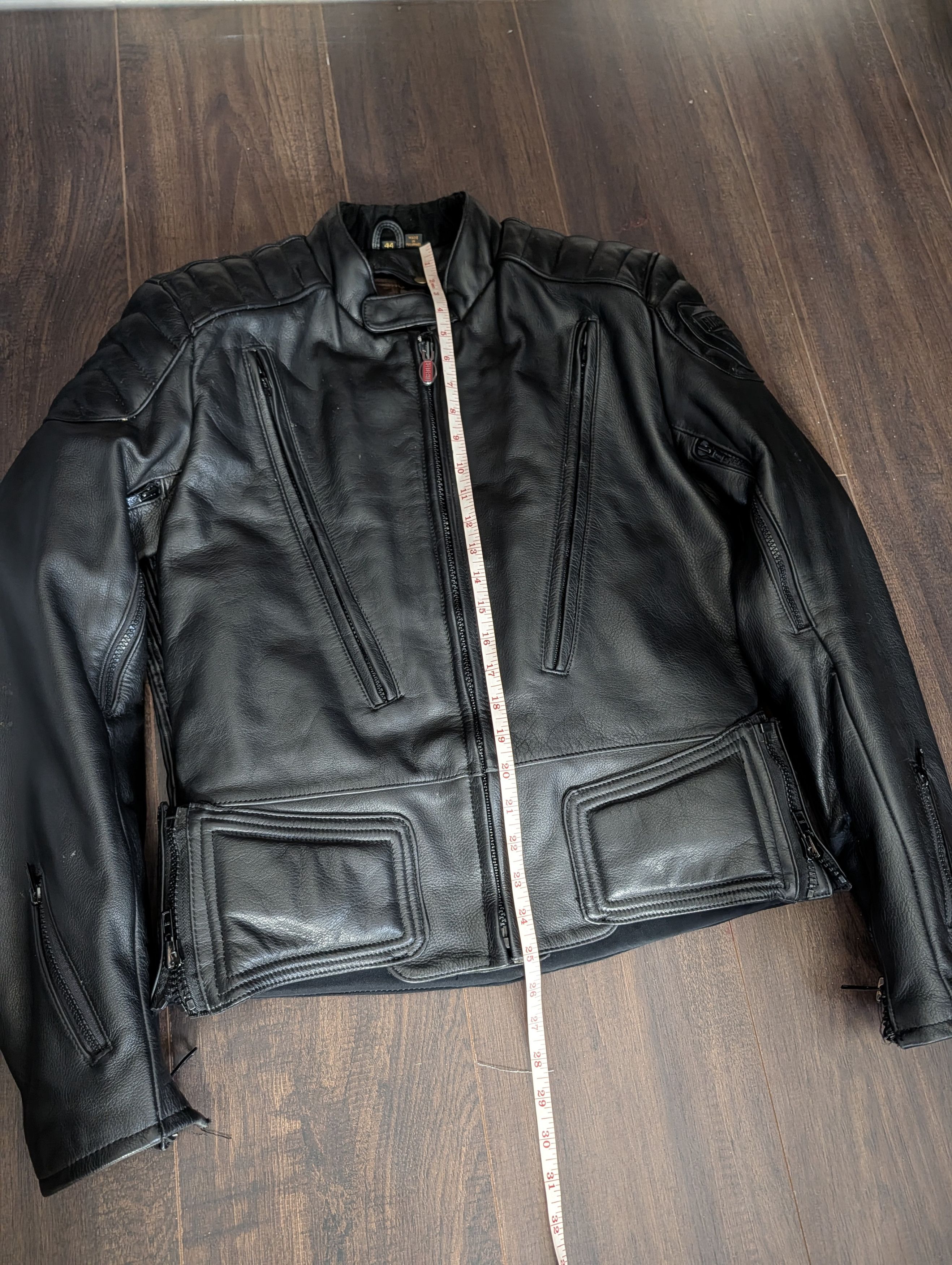FirstGear Leather padded Thermolite lining armored moto jacket Size US XS / EU 42 / 0 - 20 Thumbnail