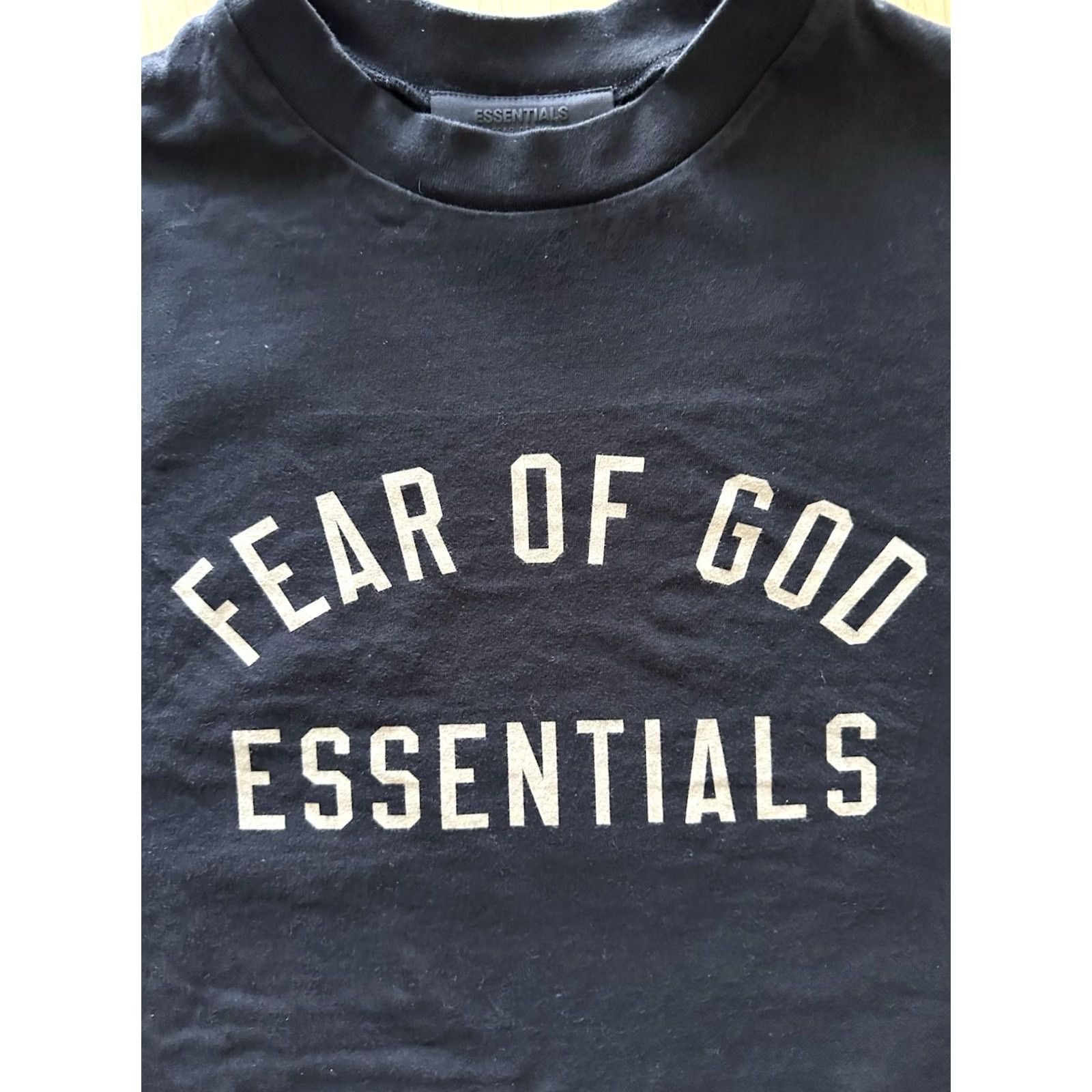 Fear of God Fear Of God Essentials Crewneck T-Shirt Black Mens Size M Oversized RARE Size US M / EU 48-50 / 2 - 2 Thumbnail