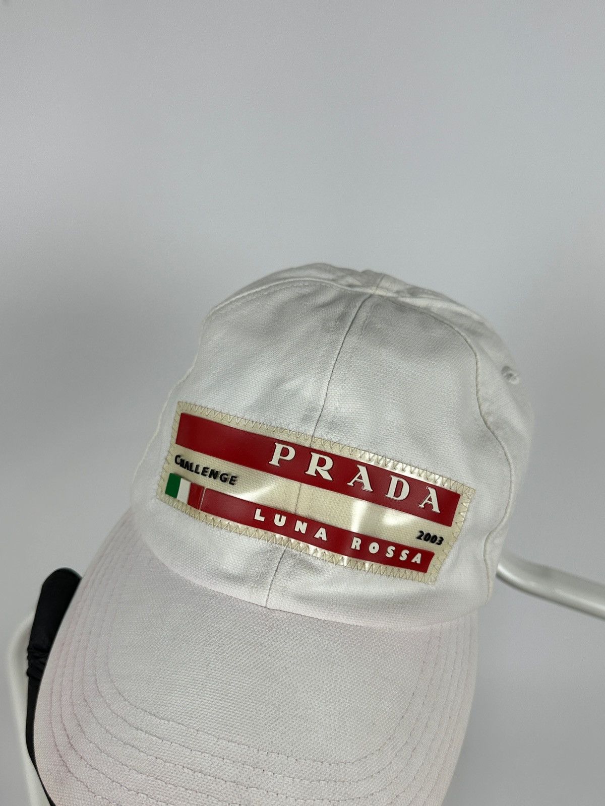 Prada 2003 Vintage Prada Luna Rossa Challenge White Cap Size ONE SIZE - 8 Thumbnail