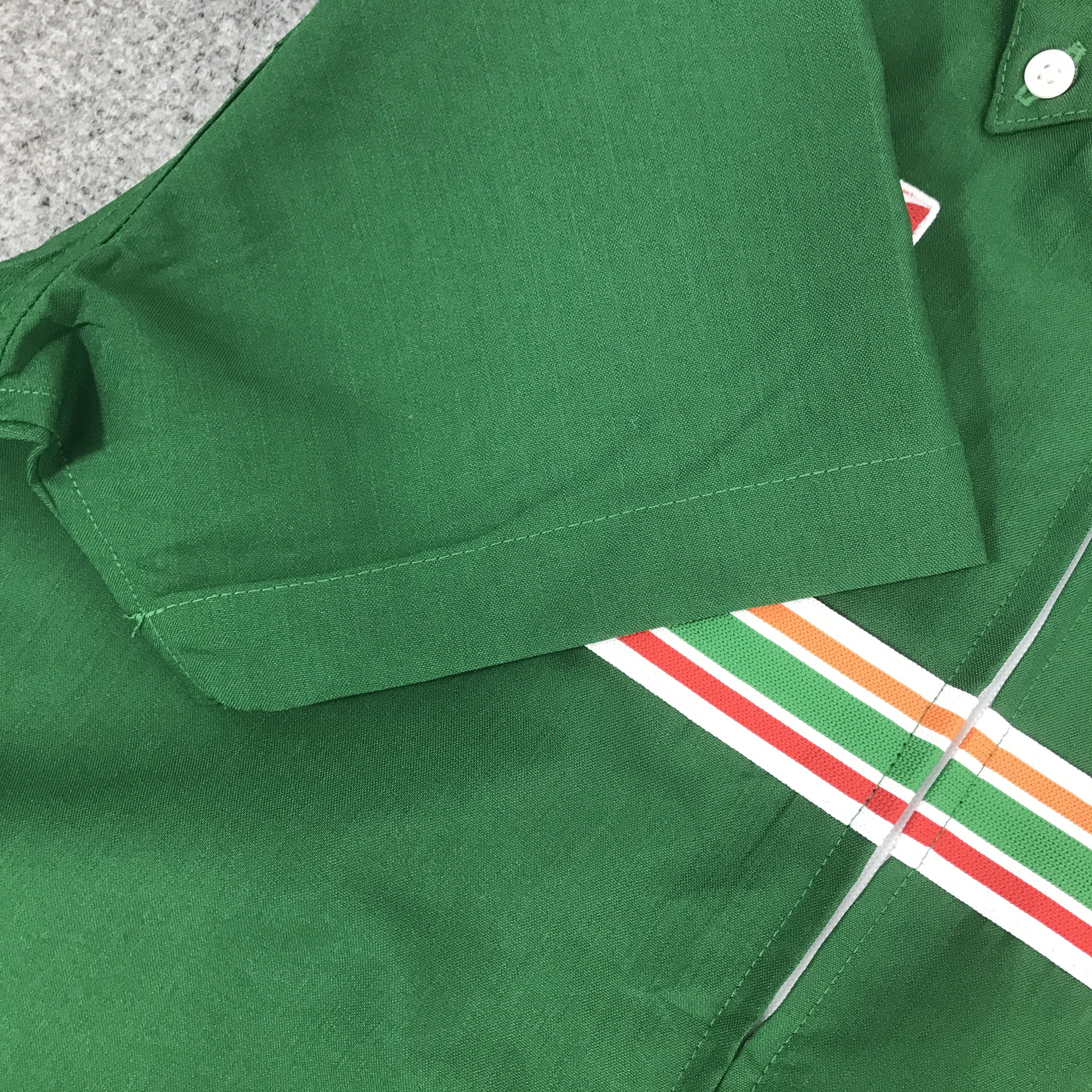 Japanese Brand 7 Eleven Uniform Green Shirt jacket K50B20 Size US M / EU 48-50 / 2 - 6 Thumbnail