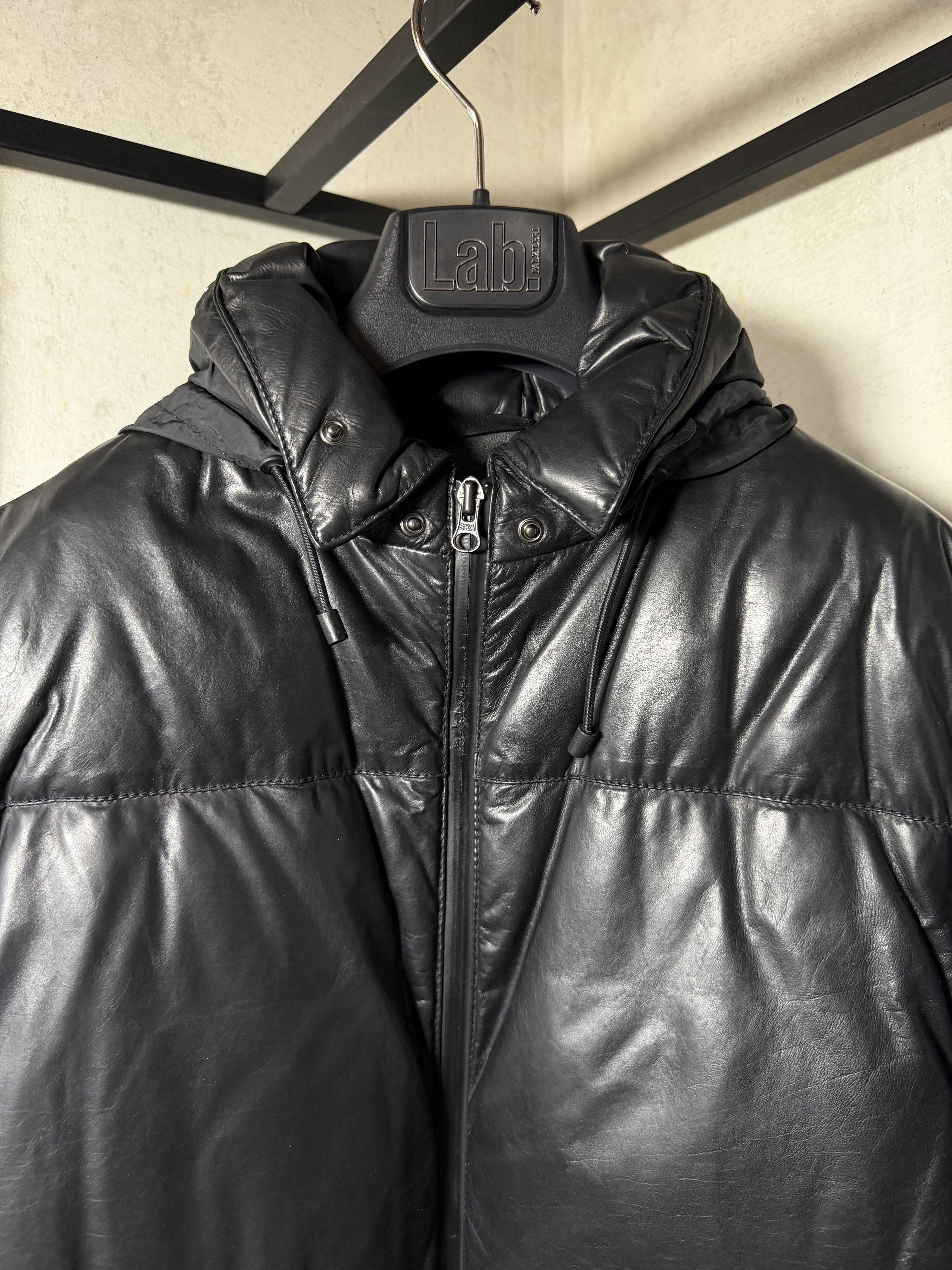 Valentino Valentino Leather Puffer Jacket Size US L / EU 52-54 / 3 - 3 Thumbnail