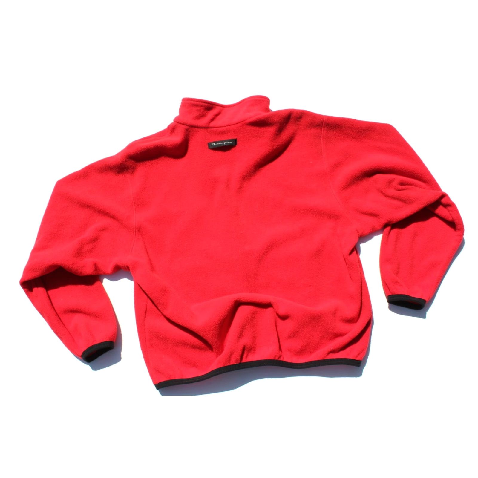 Champion VINTAGE Champion Athletic Fleece Pullover Sweatshirt Red L Mens ¼ Zip Authentic Sweatshirt Athletic Fit Regular Size L Size US L / EU 52-54 / 3 - 3 Thumbnail