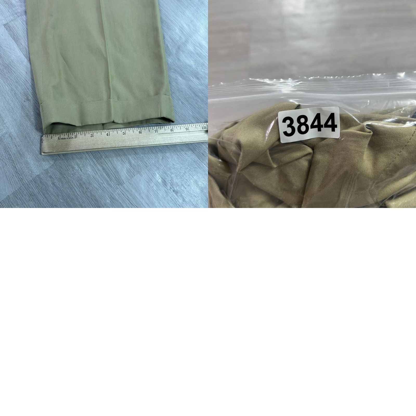 Brioni Brioni Cannes Pants Mens 40x28 Beige Pleated Cuffed Khakis Classic Fit Italy Size US 40 / EU 56 - 9 Thumbnail