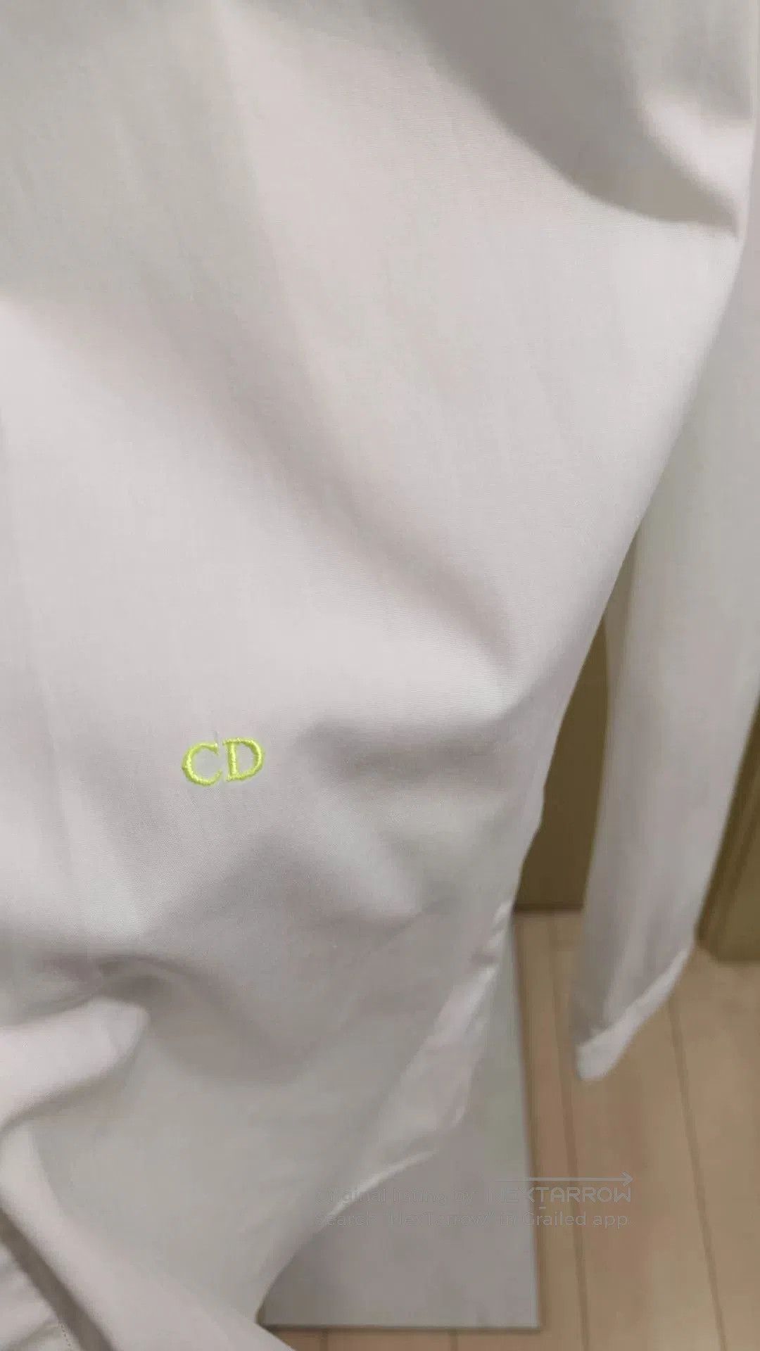 Dior Dior Men's White Cotton Work Shirt. Size US M / EU 48-50 / 2 - 2 Thumbnail