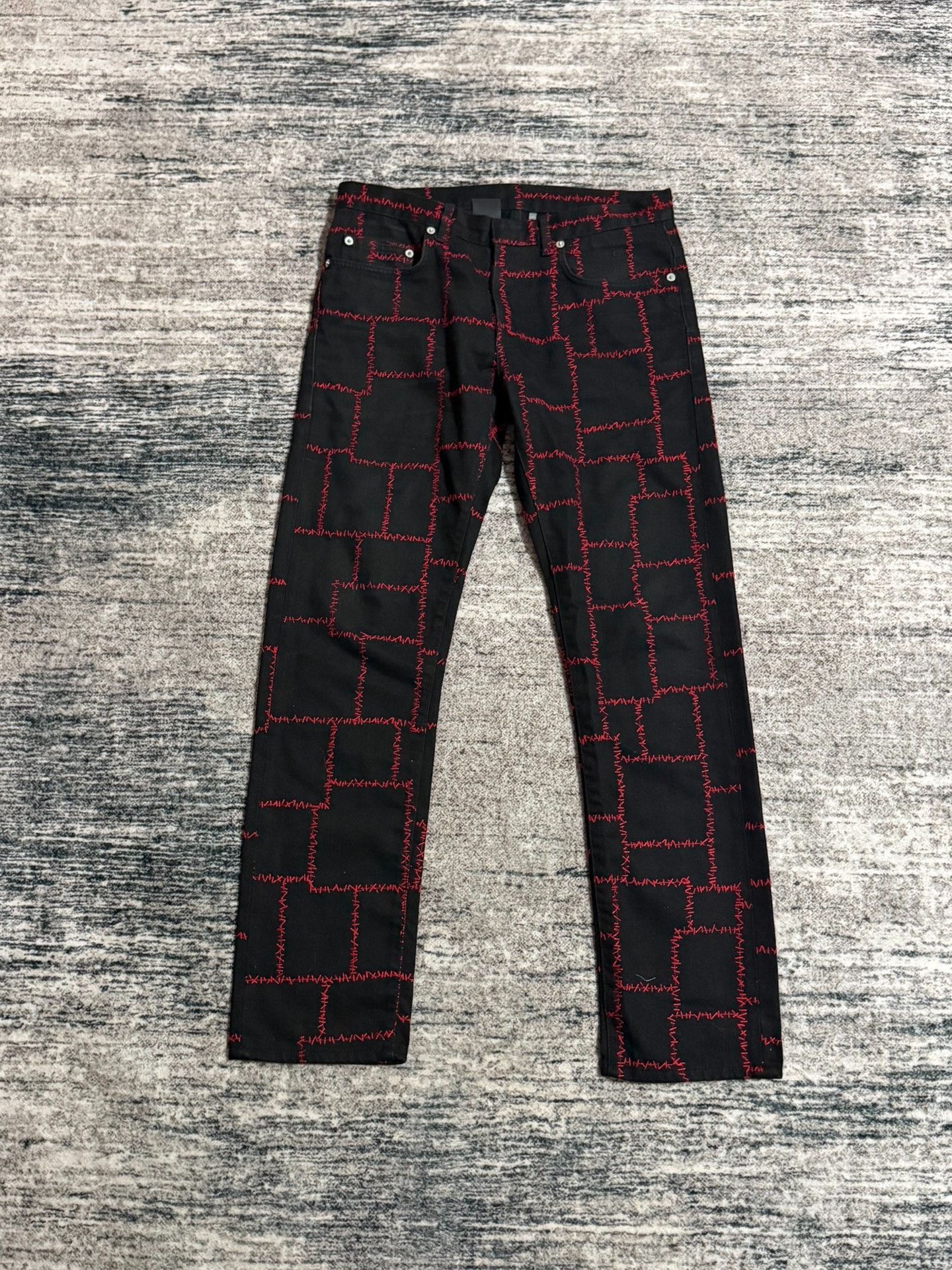 Kris Van Assche 10 Corso Como Exclusive Grey Denim Pants | Grailed