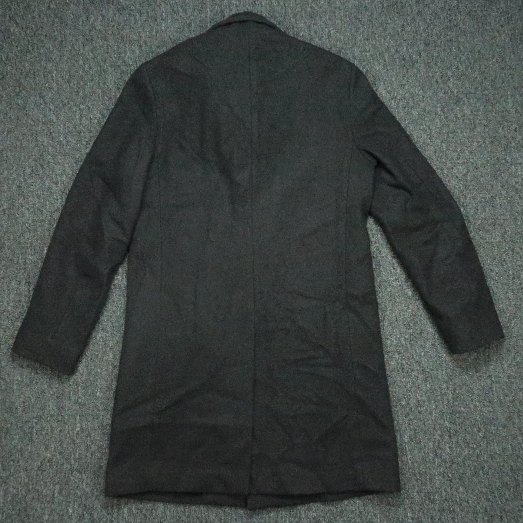 Theory Theory Jacket Mens Small Gray Belvin Melton Recycled Wool Cashmere Blend Coat Jacket Coat Size US S / EU 44-46 / 1 - 5 Thumbnail