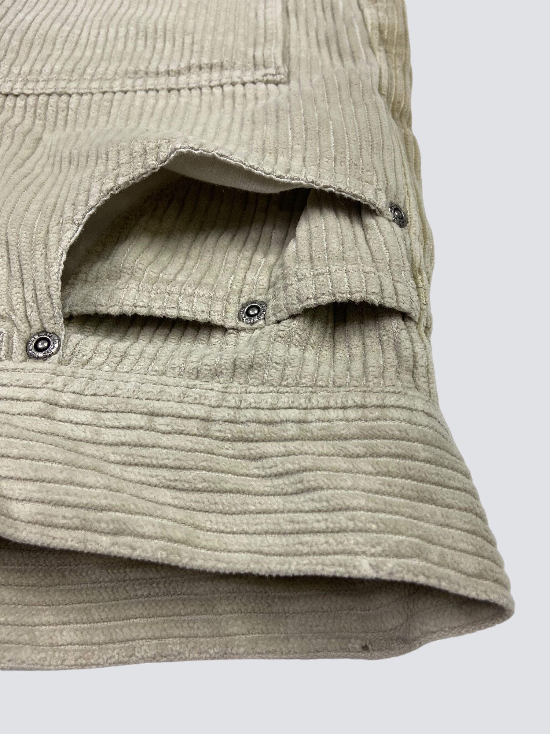 Jet Lag JETLAG CORDUROY BERMUDA BAGGY DOUBLE KNEE SHORTS 90s № 3008 Size US 30 / EU 46 - 11 Thumbnail