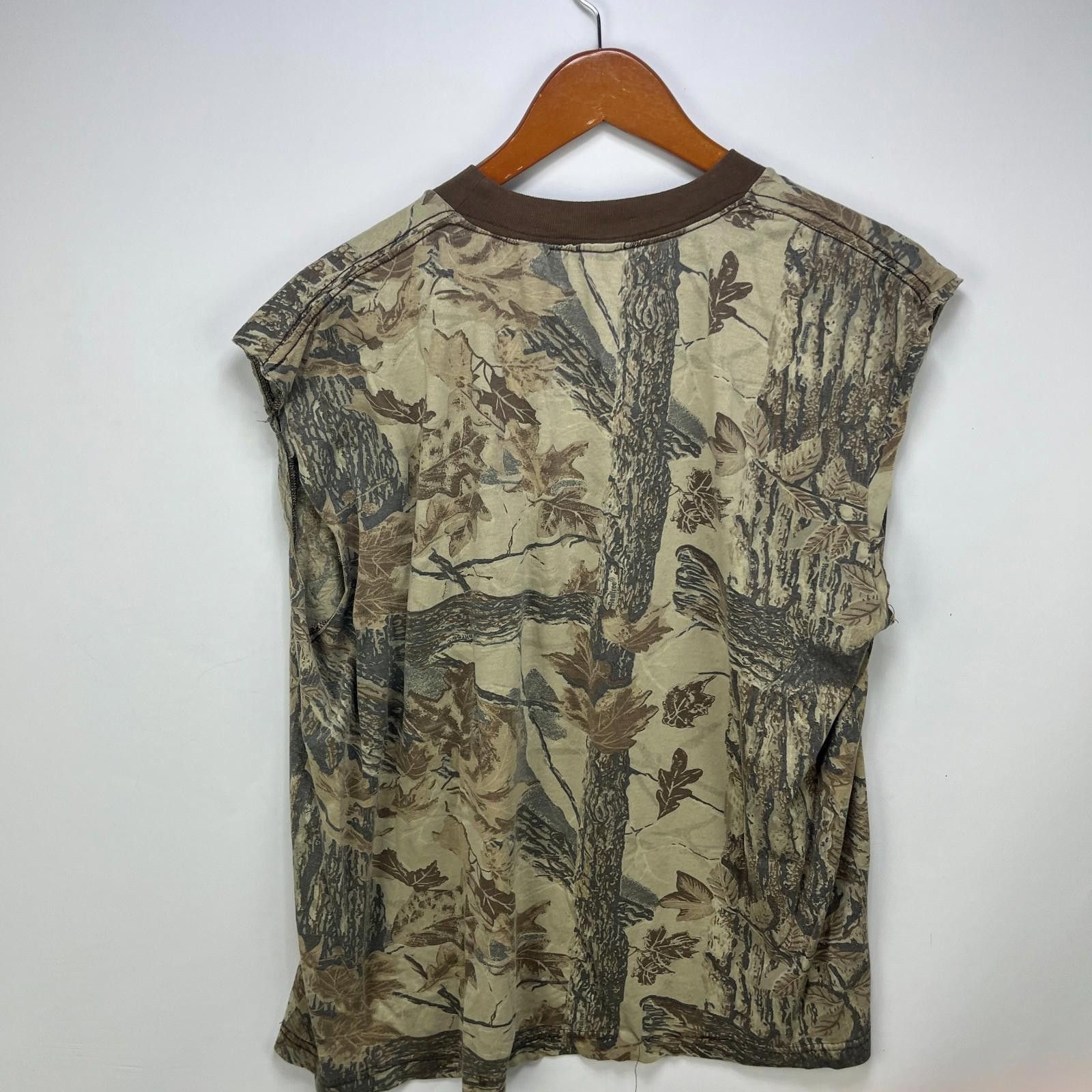 Realtree Vintage 90s Realtree Camo Sleeveless Shirt Large Size US L / EU 52-54 / 3 - 7 Thumbnail
