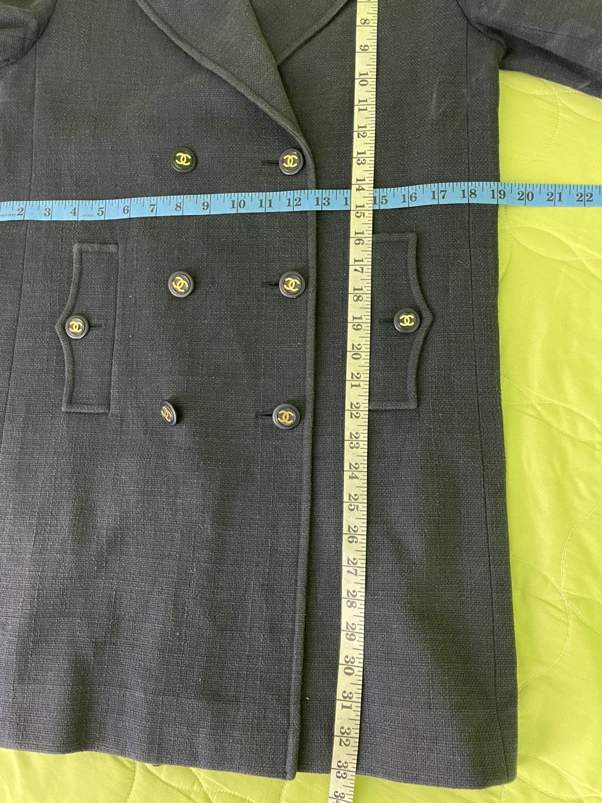 Chanel Vintage 1990's Chanel Double Breasted Jacket Rare Size XS / US 0-2 / IT 36-38 - 15 Thumbnail