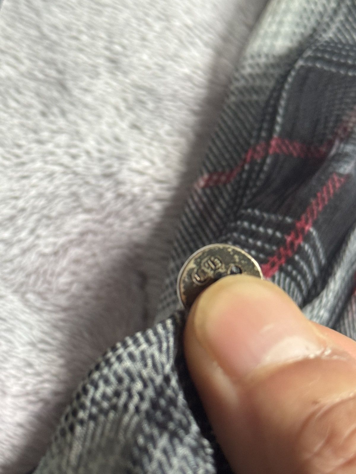 Chrome Hearts Chrome hearts vintage shadow plaid cross patch shirts Size US L / EU 52-54 / 3 - 10 Thumbnail