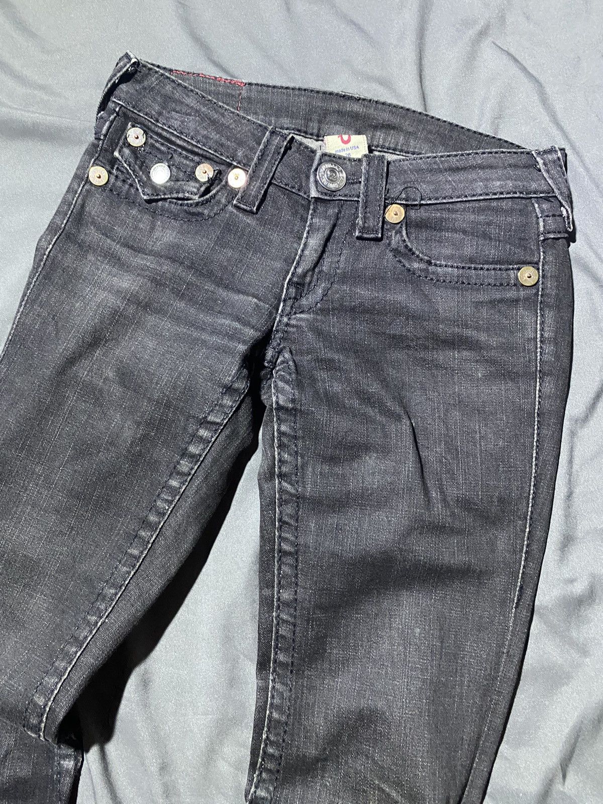 If Six Was Nine × True Religion × Vintage True Religion Women Flare Jeans Size 29" - 5 Thumbnail
