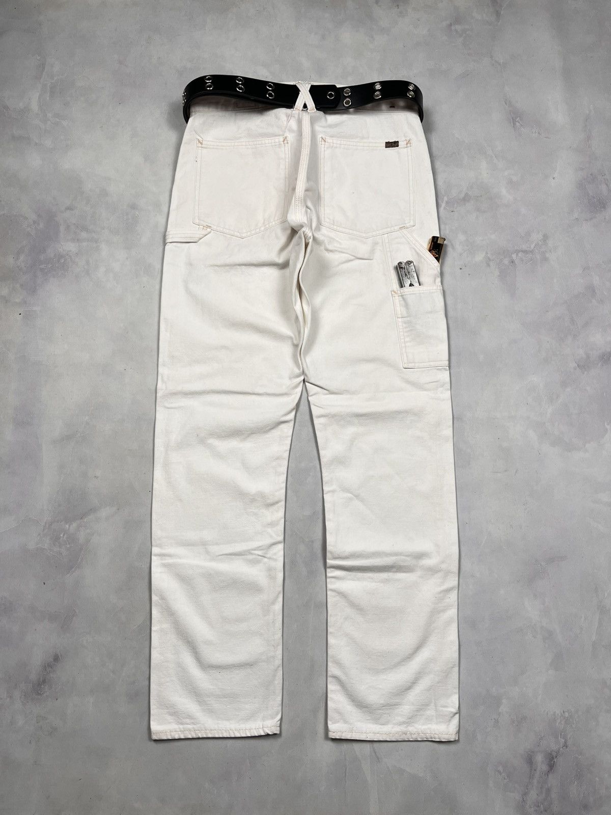Orslow Vtg Orslow Carpenter Pants White Size US 29 - 4 Thumbnail