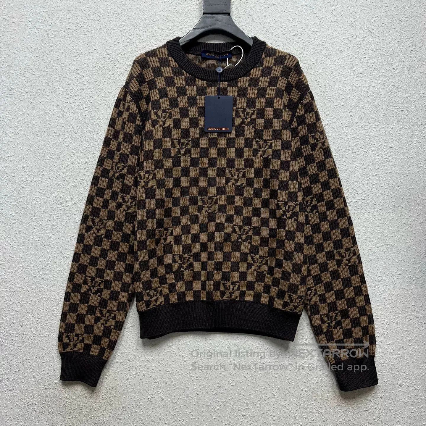 Louis Vuitton louis vuitton checkered wool sweater size l. Size US L / EU 52-54 / 3 - 3 Thumbnail