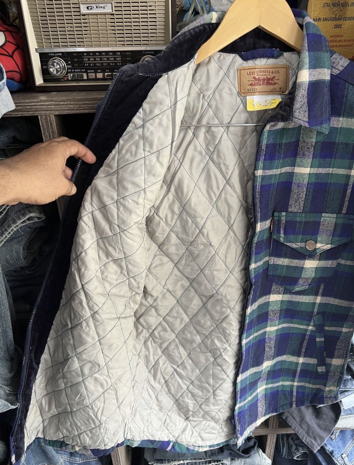Levi's 🔥Vintage Levis 60536 Quilted Zipper Jacket Size US S / EU 44-46 / 1 - 12 Thumbnail