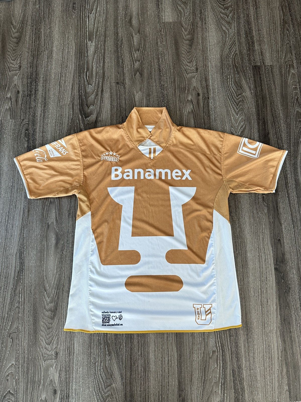 Vintage PUMAS Liga MX Soccer Jersey Size US XL / EU 56 / 4 - 1 Thumbnail