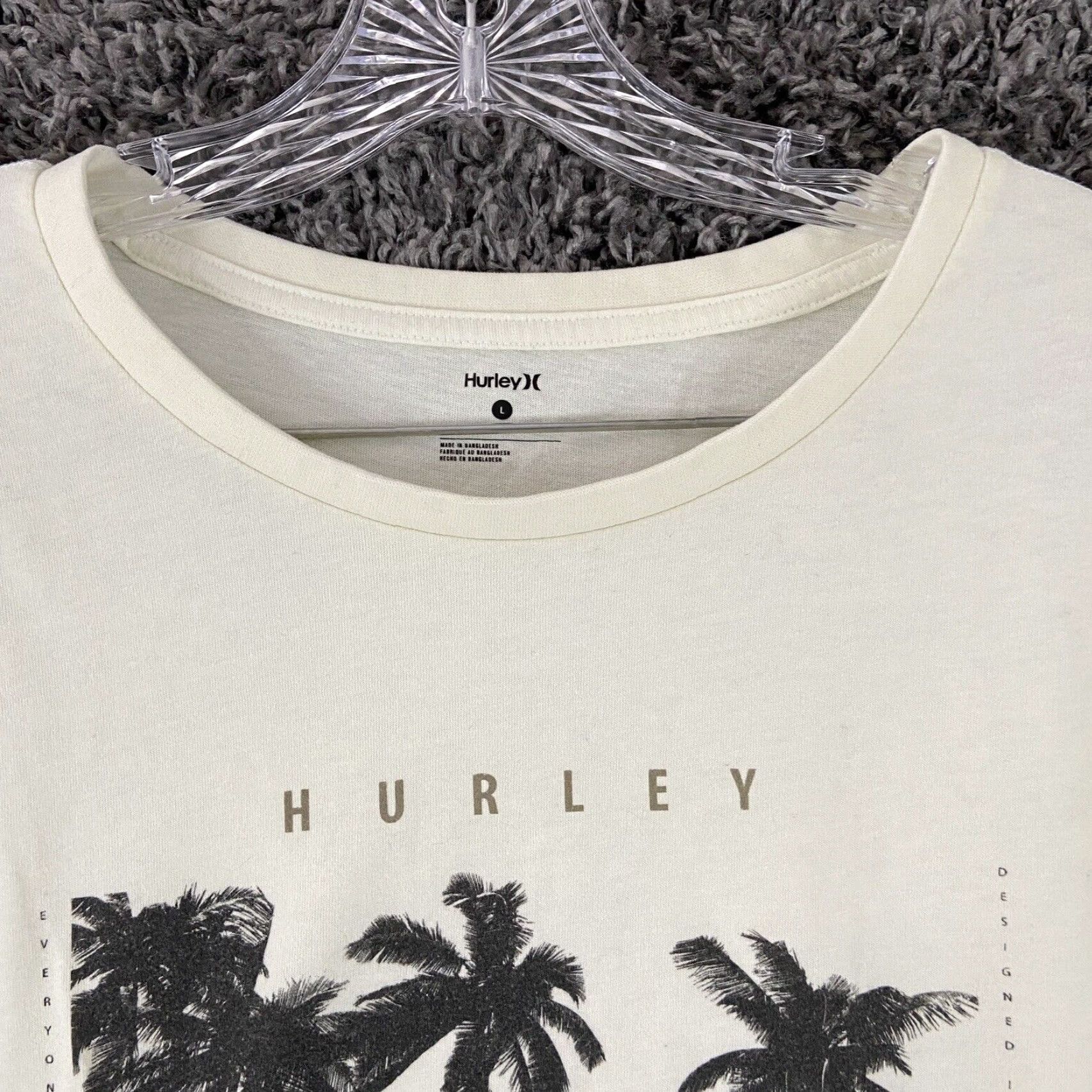 Hurley Hurley Buckle Shirt Mens L White Long Sleeve Tee Size US L / EU 52-54 / 3 - 5 Thumbnail