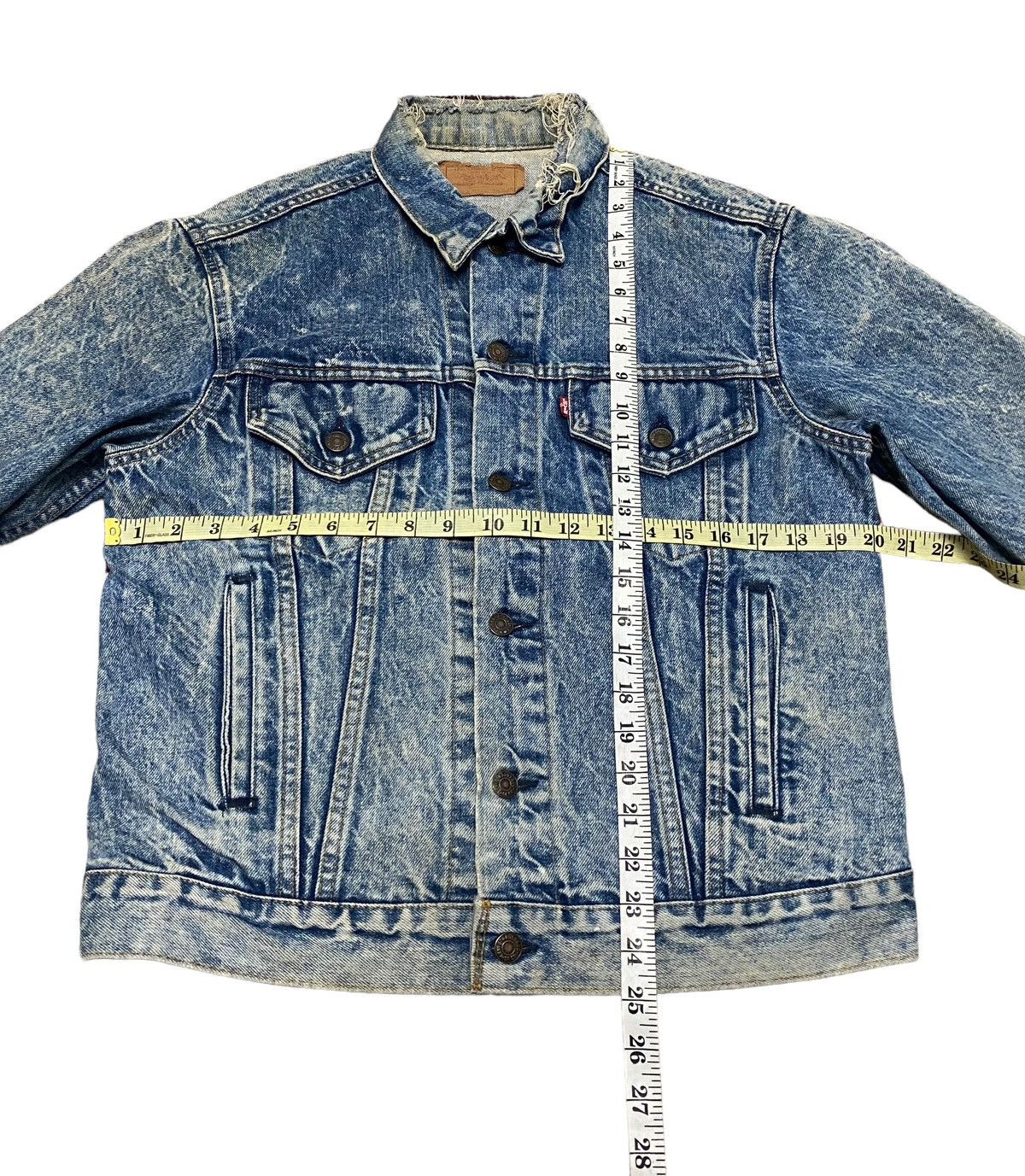 Levi's × Vintage Vintage 80s Levis jacket acid wash Size US M / EU 48-50 / 2 - 4 Thumbnail