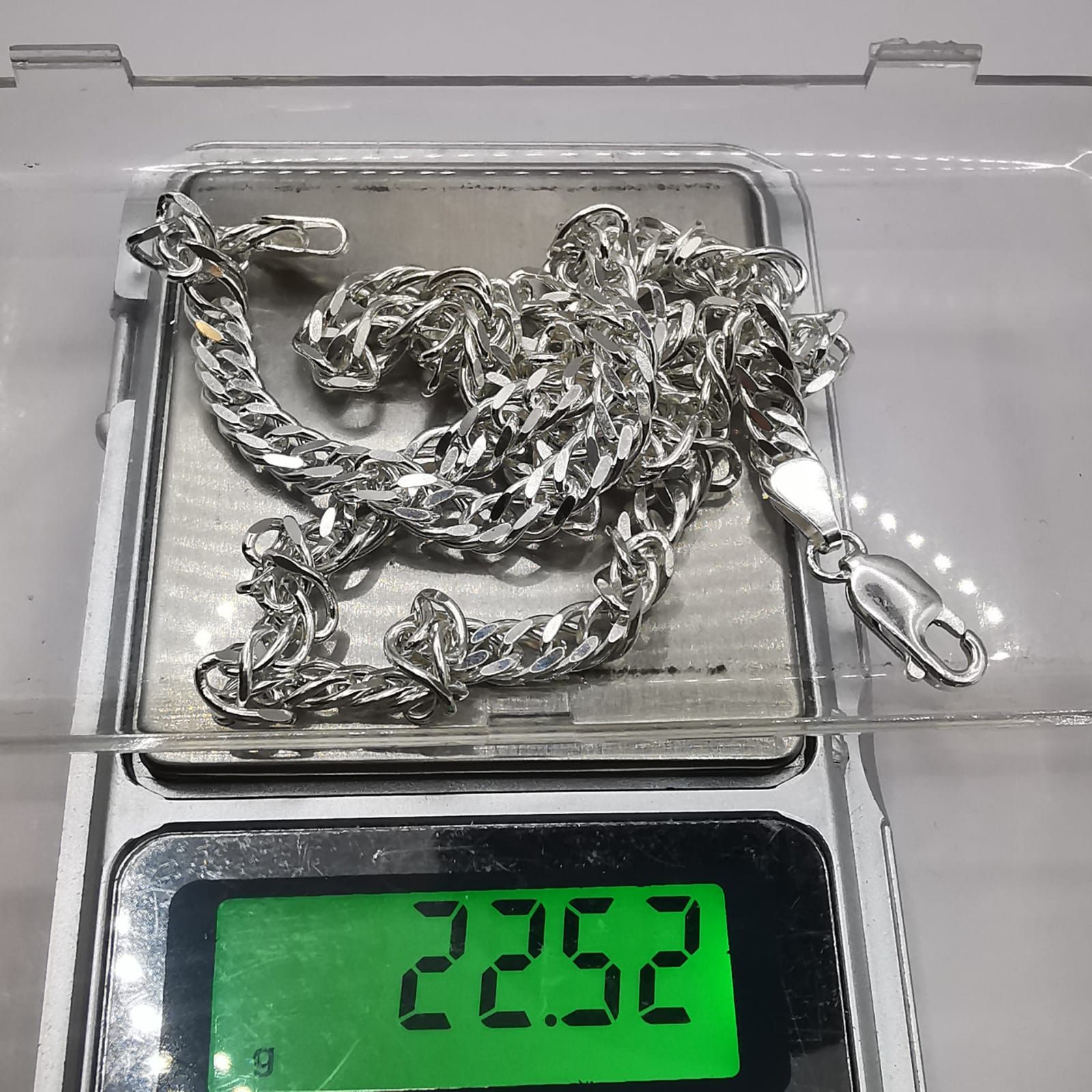 Sterling Silver Vintage Jewelry Chain,925 Sterling Silver,Signed 22,52g Size ONE SIZE - 4 Thumbnail