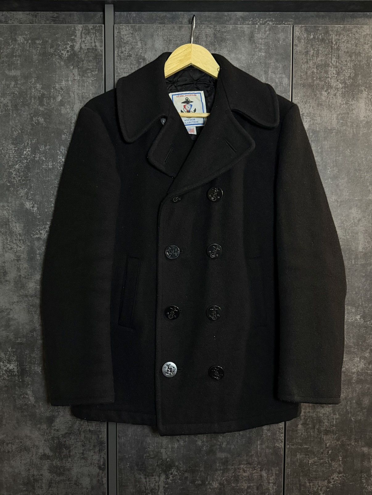 Vintage Vintage Sterlingwear USA Pea Coat Jacket Margiela Prada Acne Size US S / EU 44-46 / 1 - 4 Thumbnail