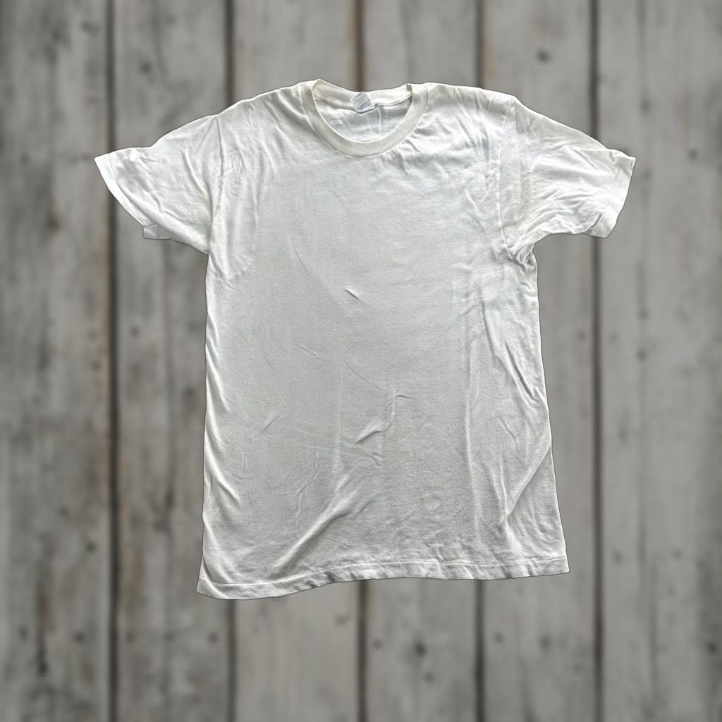 Alife LIFE T-Shirt Mens Medium Ivory Crewneck Short Sleeve Blank Plain Tee Size US M / EU 48-50 / 2 - 1 Thumbnail