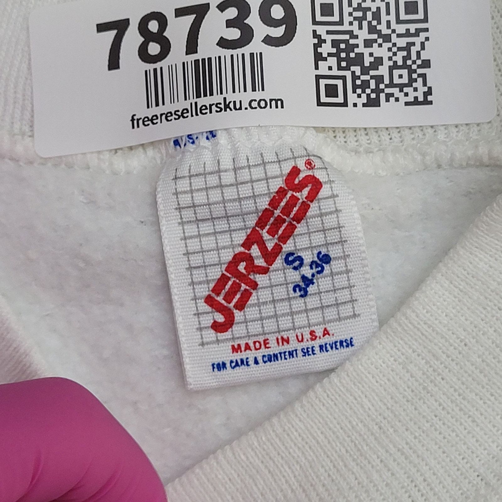 Jerzees VTG 80s USPTA Tennis Professionals Sweatshirt XS/S 17x23 USA Size US XS / EU 42 / 0 - 11 Thumbnail