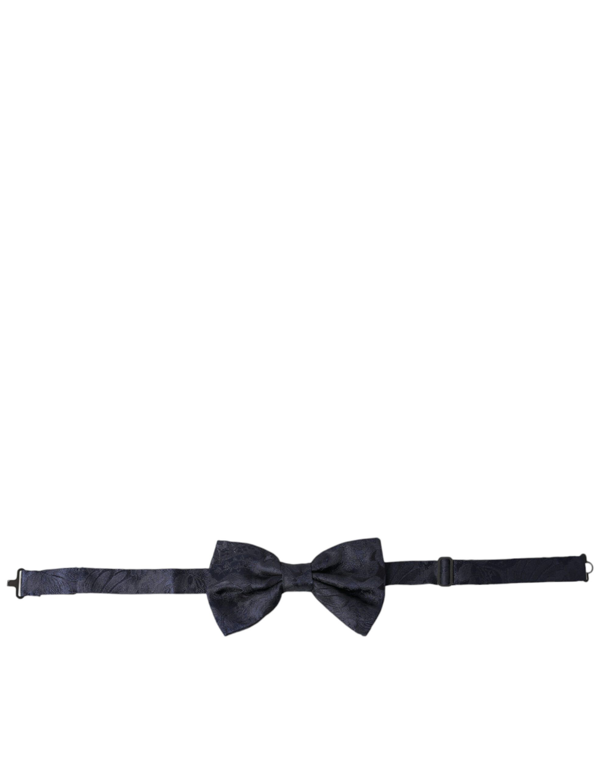 Dolce & Gabbana Elegant Silk Blue Bow Men's Tie Size ONE SIZE - 1 Thumbnail