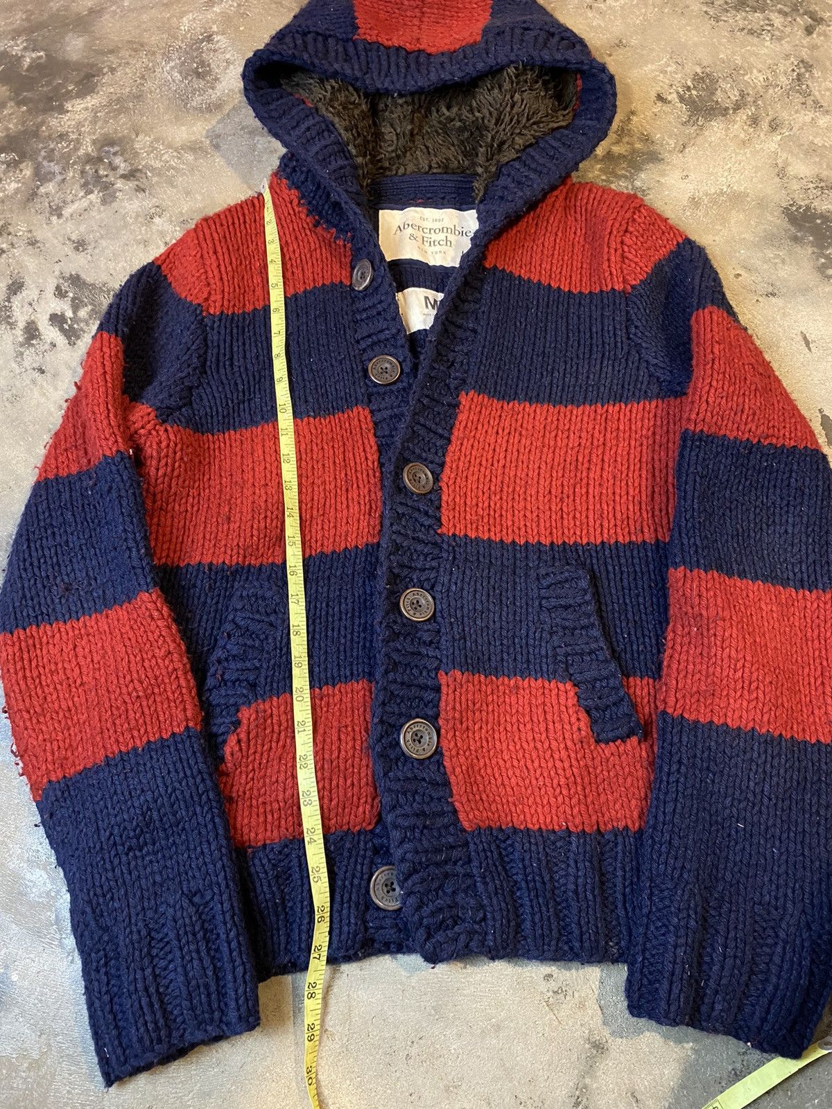 Beauty Beast × If Six Was Nine × Japanese Brand knitwear stripe red blue kurt style abercrom Size US L / EU 52-54 / 3 - 3 Thumbnail