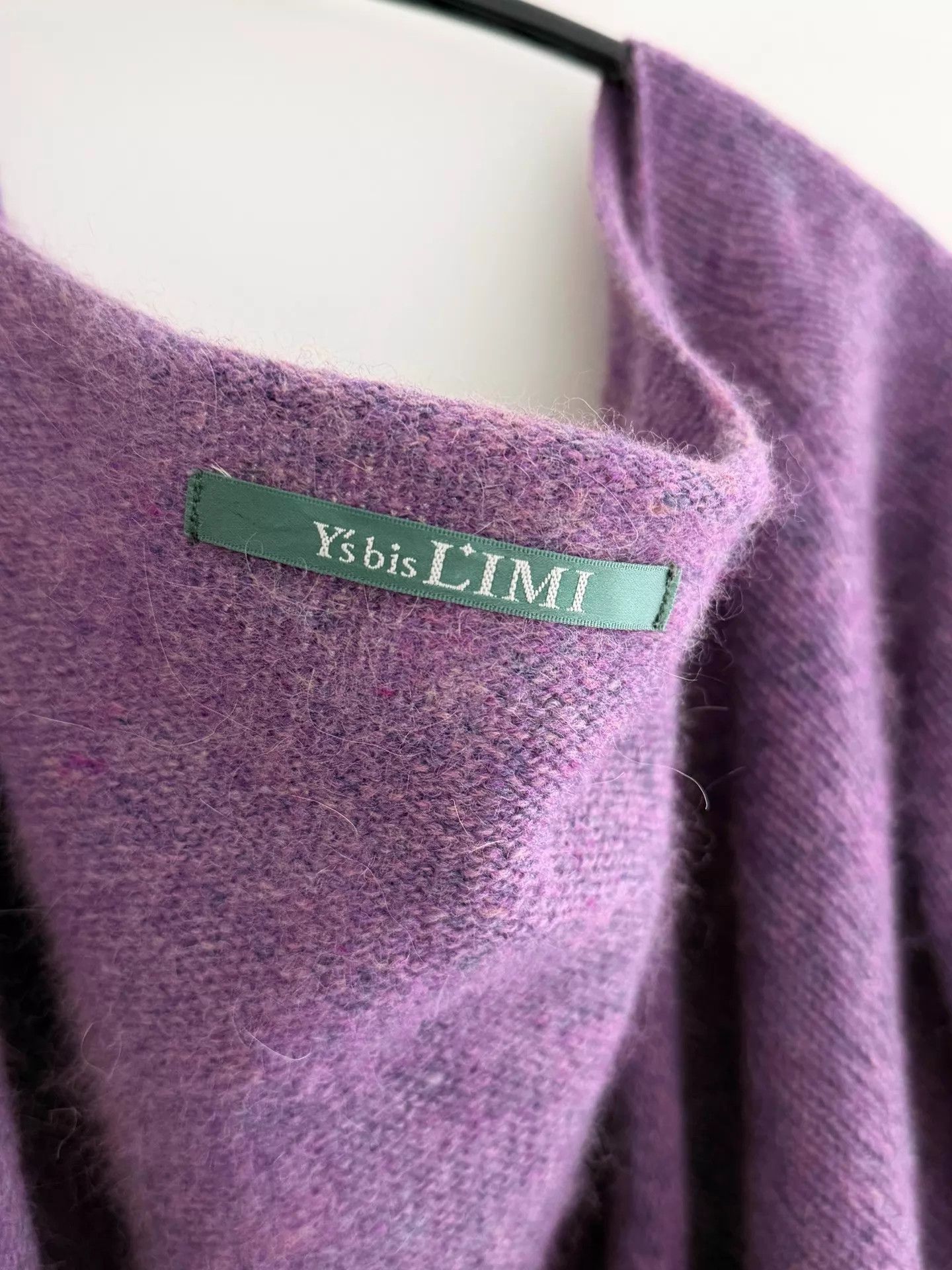 Y's Y's bis limi lambswool & angora lantern sleeve knit cardigan Size S / US 4 / IT 40 - 9 Thumbnail