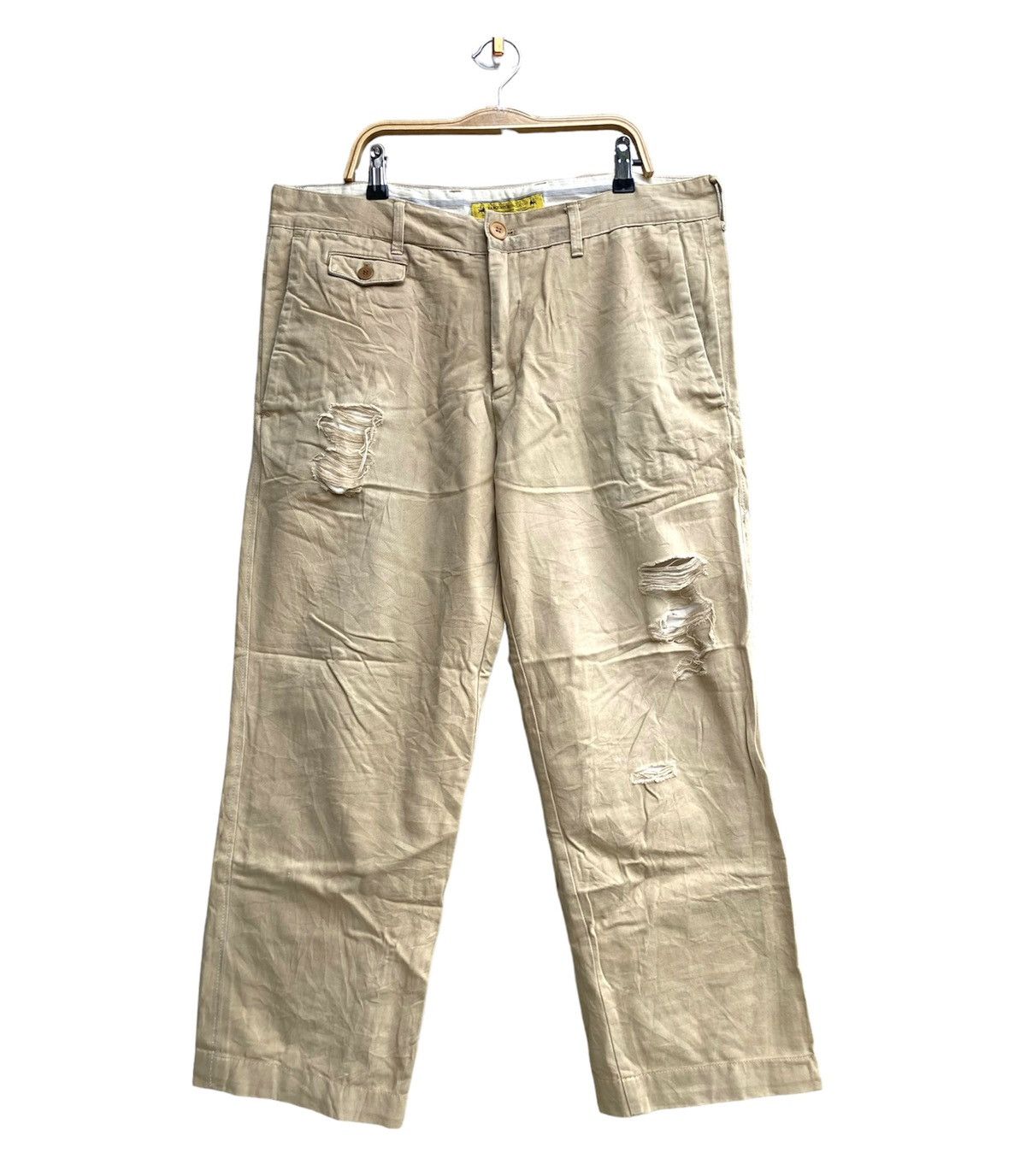 Designer × Japanese Brand × Sasquatchfabrix Sasquatchfabrix Distress Pant Size US 36 / EU 52 - 1 Thumbnail