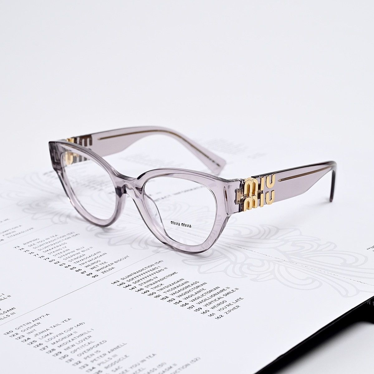 Miu Miu MIU MIU 0MU 01VV GLASSES Size ONE SIZE - 1 Thumbnail