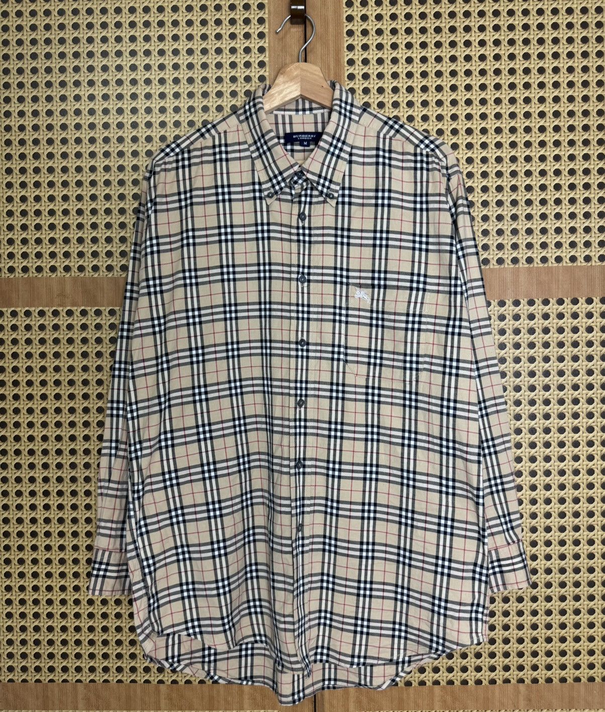 Burberry London fully checked shirt