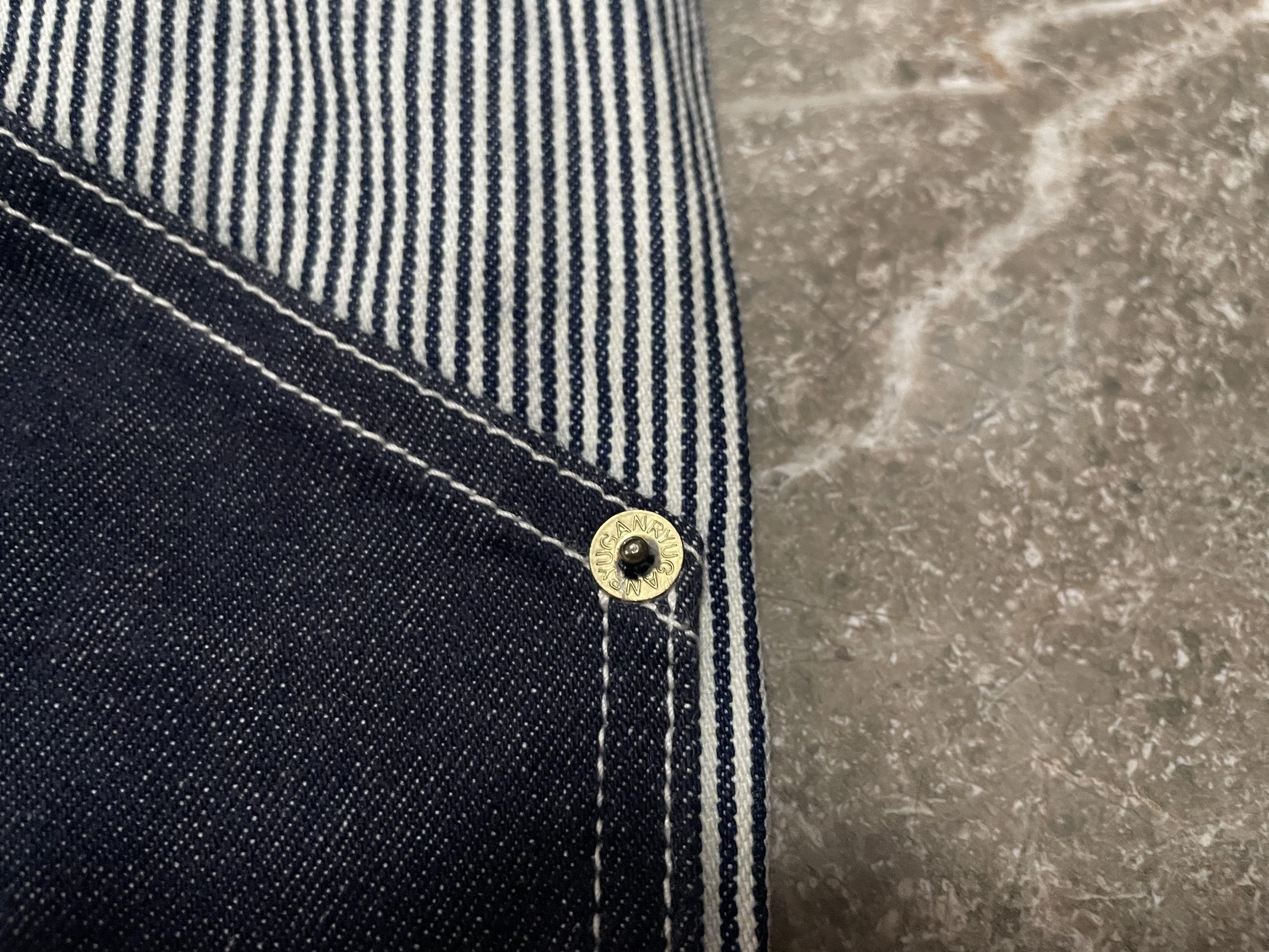Ganryu GANRYU CDG Hickory tapered pants - Size US 38 / EU 54 - 5 Thumbnail