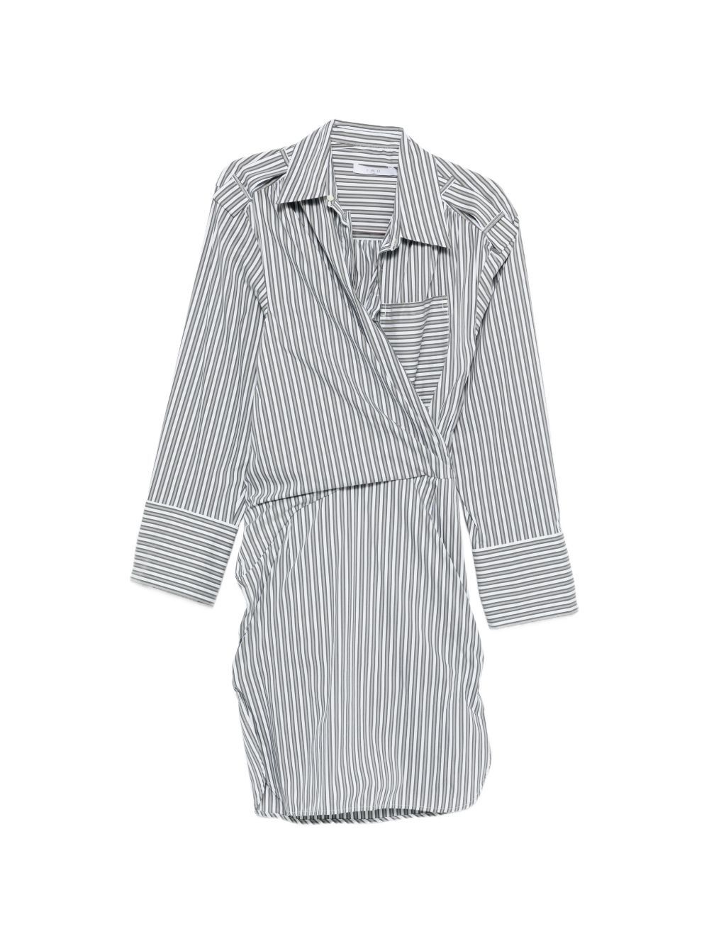 Iro LAZUL STRIPED COTTON DRESS Size M / US 6-8 / IT 42-44 - 1 Thumbnail