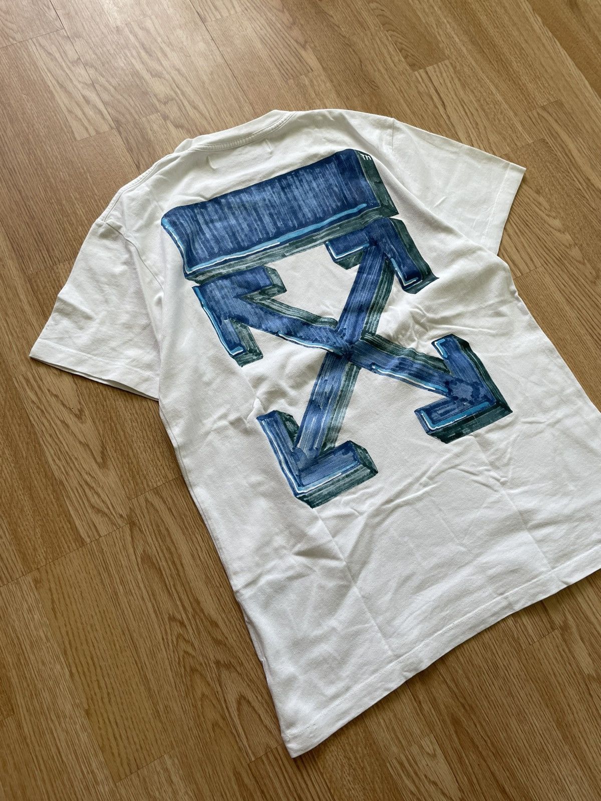 Off-White × Virgil Abloh Off-White White T-Shirt Size US M / EU 48-50 / 2 - 13 Thumbnail