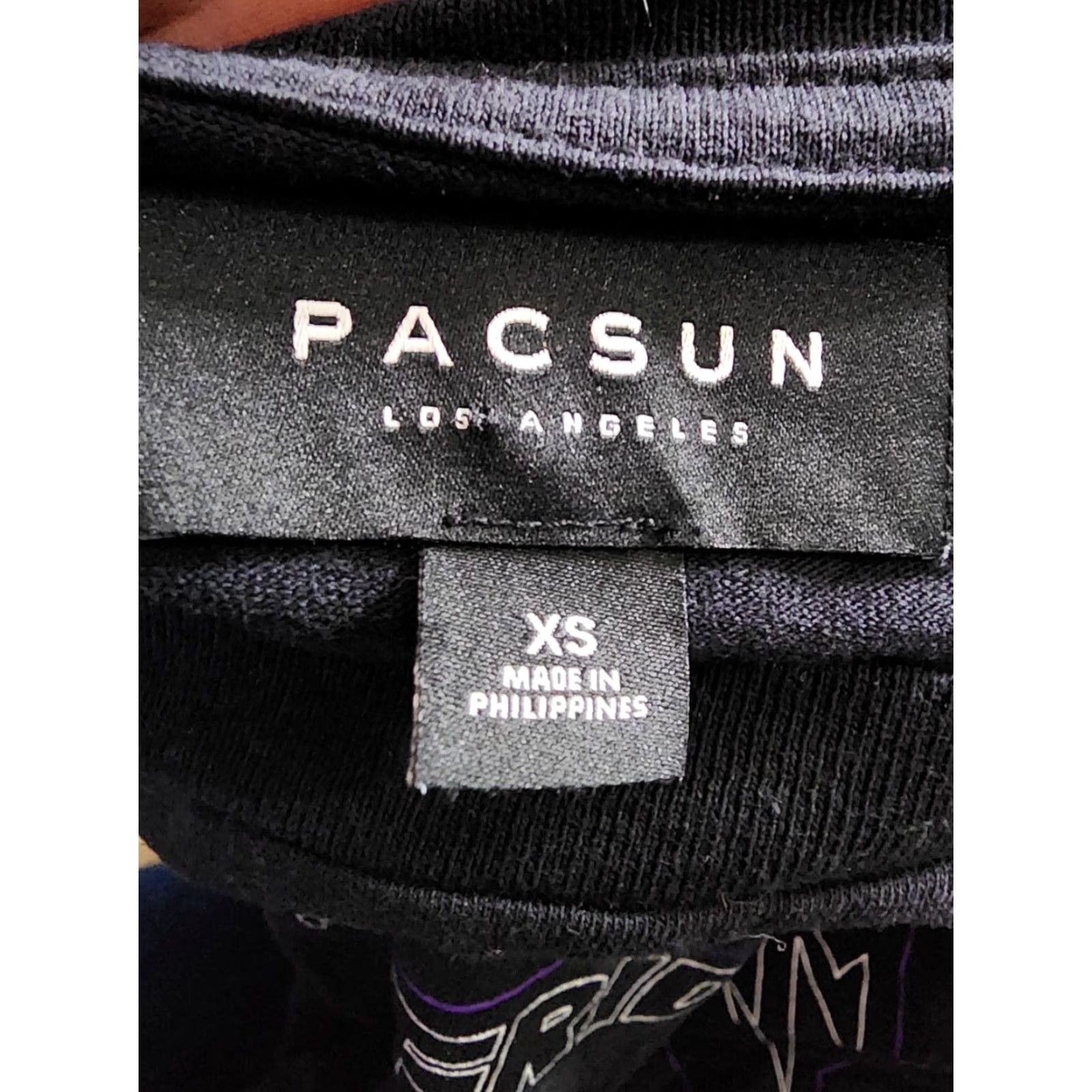 Pacsun PacSun Metallica Graphic Tee, Black, Mens XS, Double Sided, Short Sleeve Size US XS / EU 42 / 0 - 4 Thumbnail