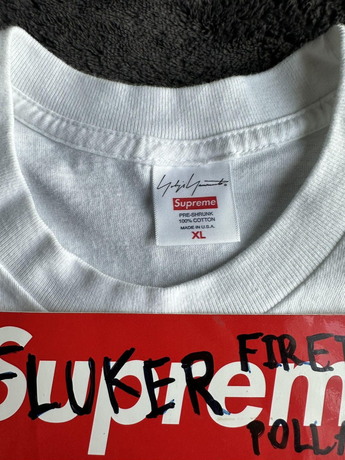 Supreme Supreme Yohji Yamamoto Logo Tee (FW20) XL Size US XL / EU 56 / 4 - 4 Thumbnail