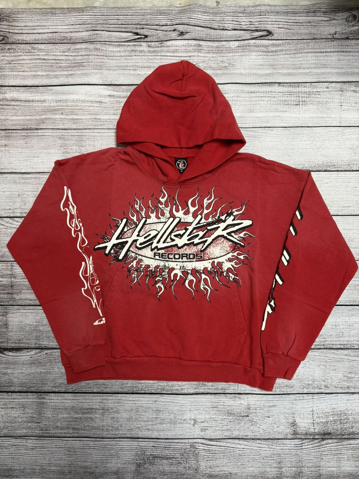 HELLSTAR HELLSTAR STUDIOS Zip Hoodie Vintage Black Washed