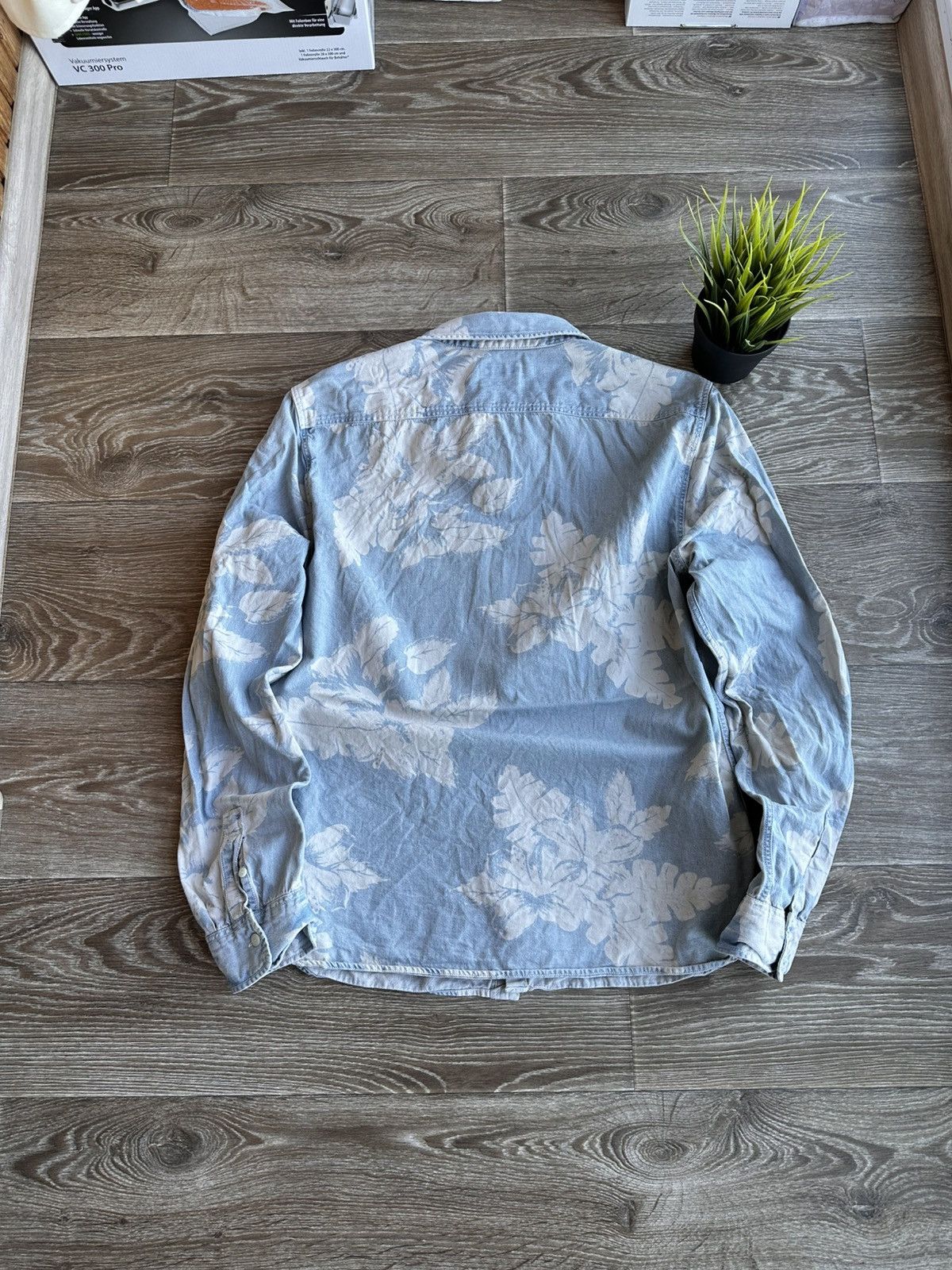 Allsaints 🔥 Allsaints Spitalfields Rockpile Button Up Denim Shirt Size US L / EU 52-54 / 3 - 4 Thumbnail
