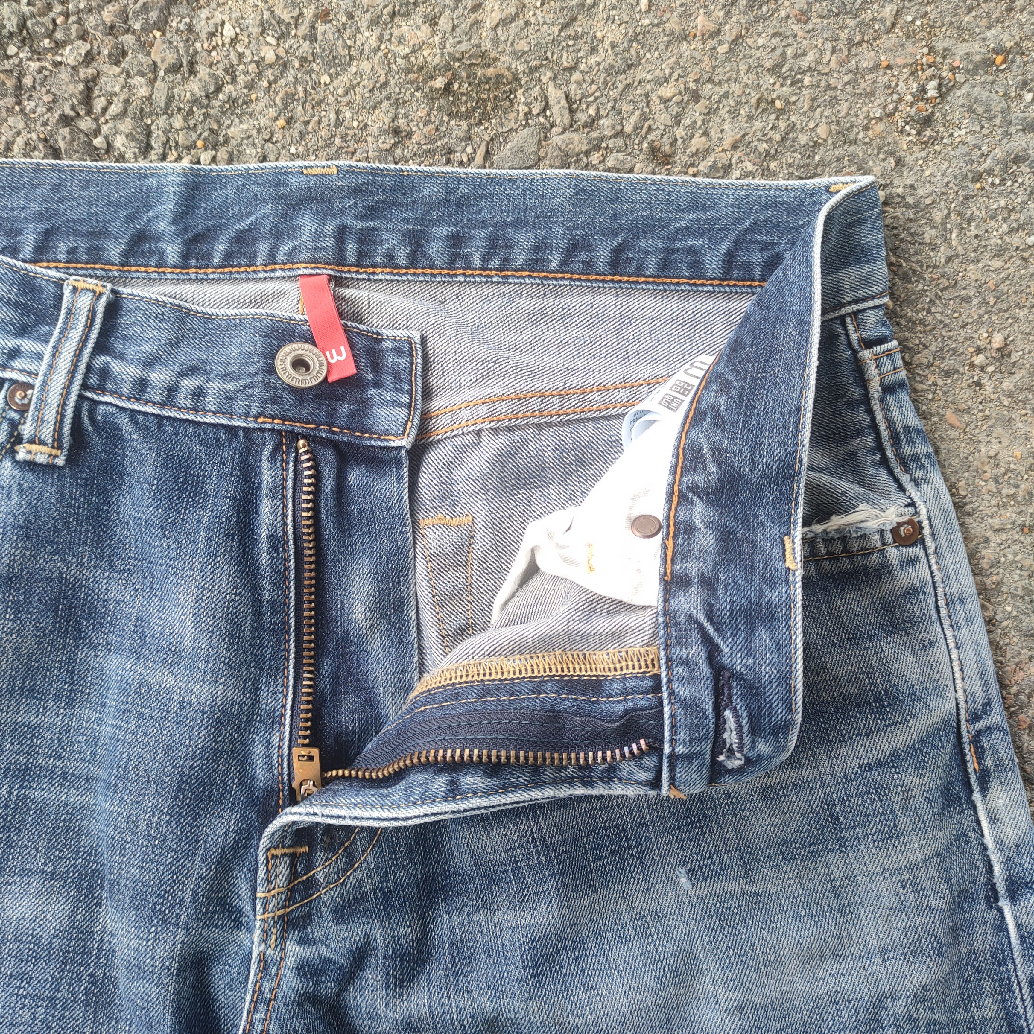 Japanese Brand VINTAGE JAPANESE FADED MUD WASHED JEANS DENIM PANTS Size US 32 / EU 48 - 6 Thumbnail