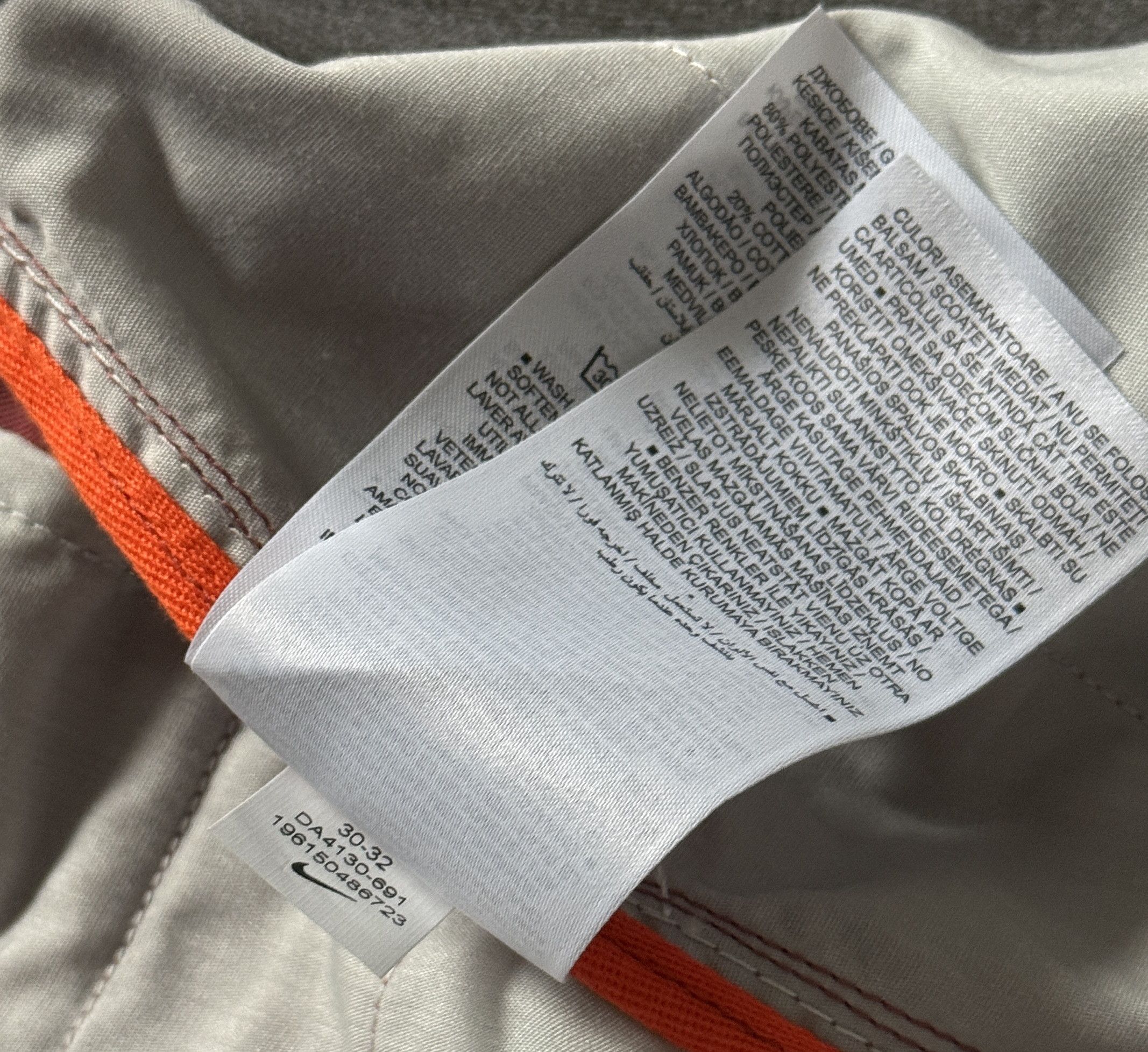 Nike NIKE DRI-FIT GOLF CHINOS SLIM-FIT DA4130-691 30x32 Size US 30 / EU 46 - 7 Thumbnail