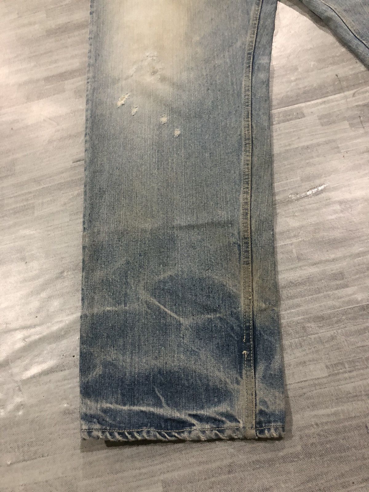 FDMTL × Vintage Vintage Scanner Fundamental Flare Jeans Disteressed Size US 35 - 9 Thumbnail