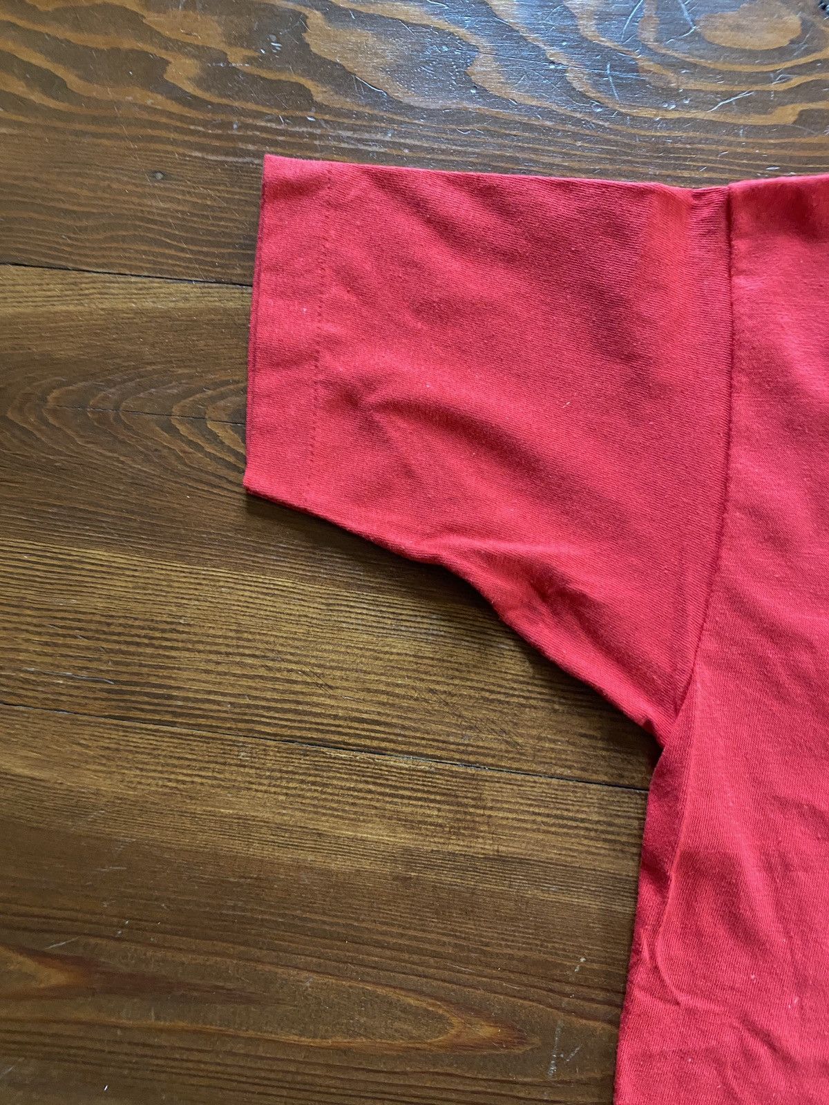 Champion × Vintage Vintage 70’s Washington Post Champion Red Single Stitch Tee Size US S / EU 44-46 / 1 - 14 Thumbnail
