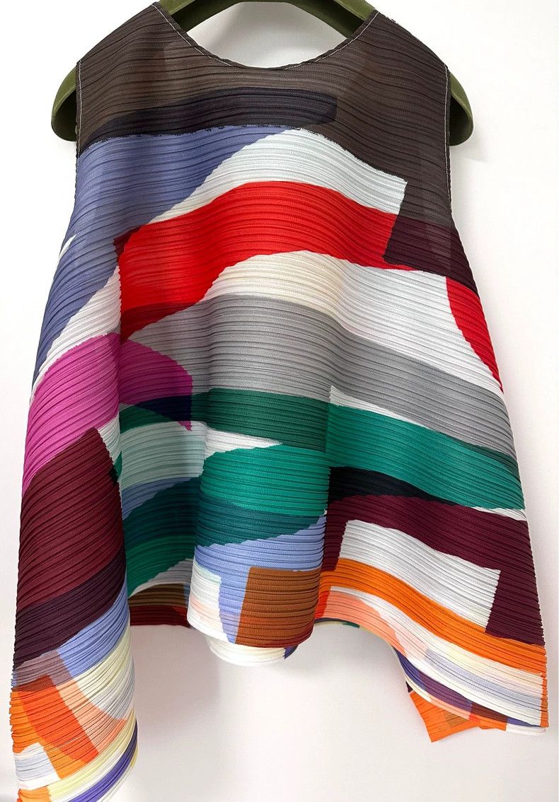 Issey Miyake Issey Miyake size:3 Black, white and red color-blocked ves Size XS / US 0-2 / IT 36-38 - 3 Thumbnail